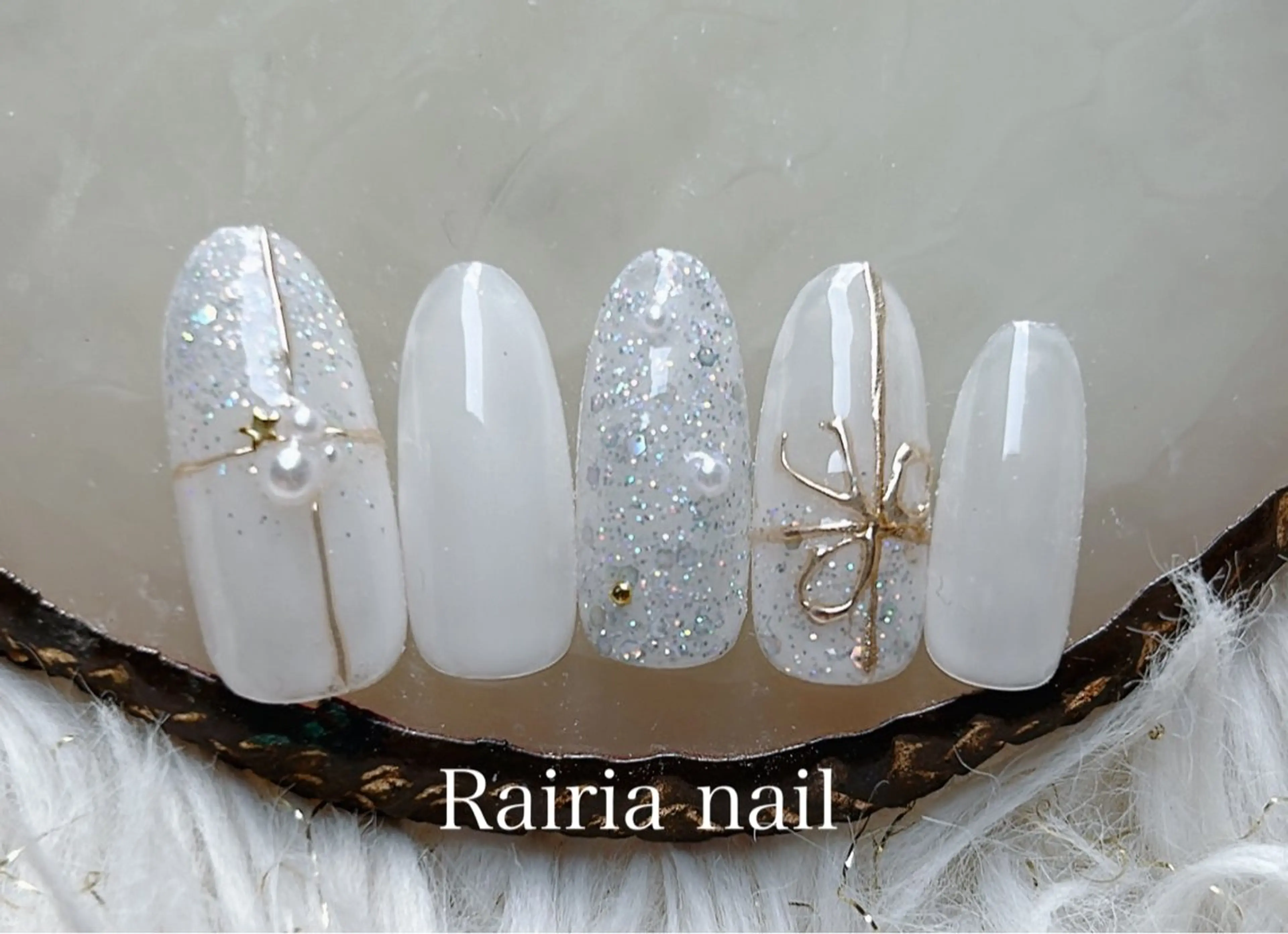 ネイル アートネイル ジェルネイル 持ち込み ニュアンスネイル パラジェル Rairia nail本八幡店のネイルデザイン