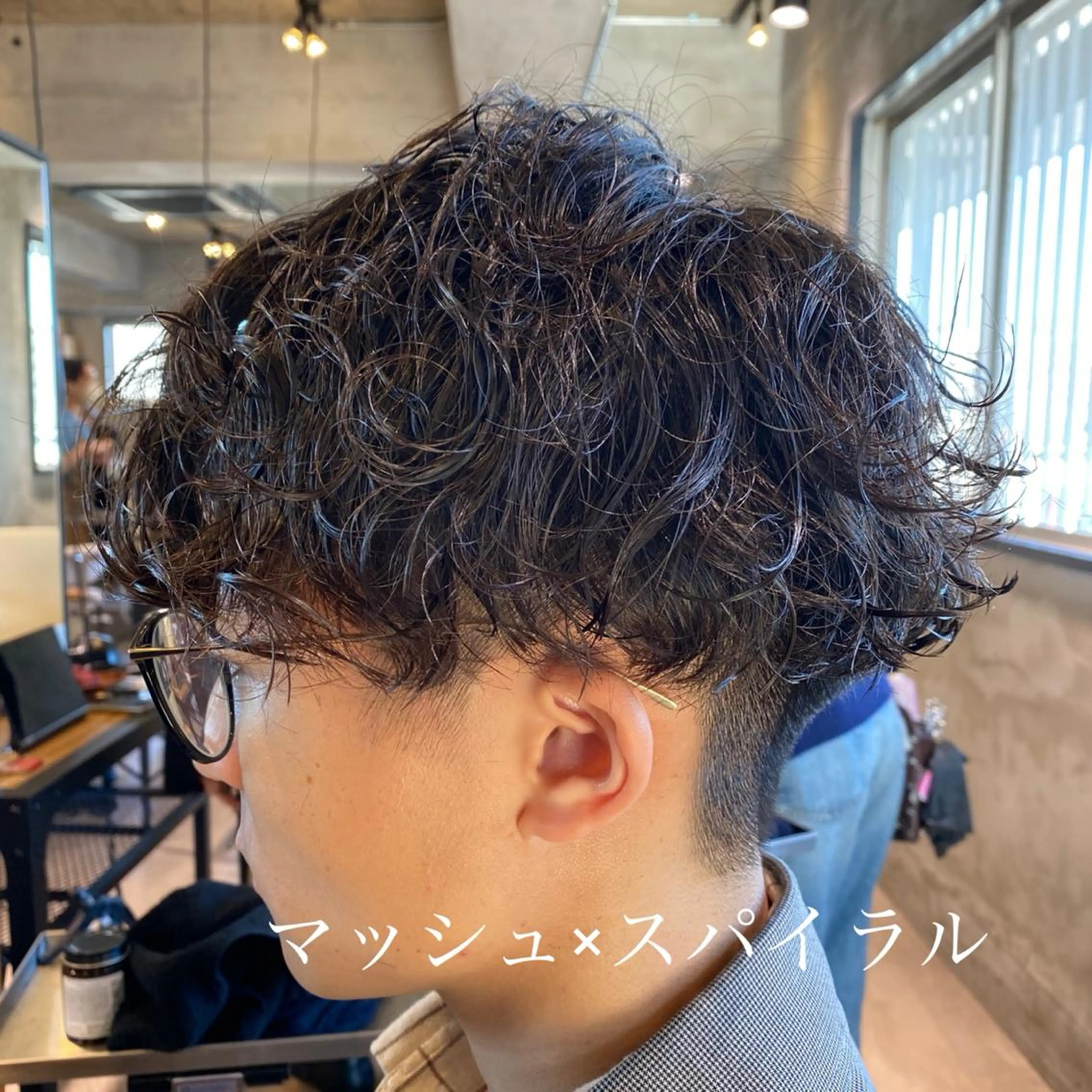ショート パーマ メンズ カット パーマ ✂︎メンズ特化✂︎ 竹内貴則のヘアスタイル