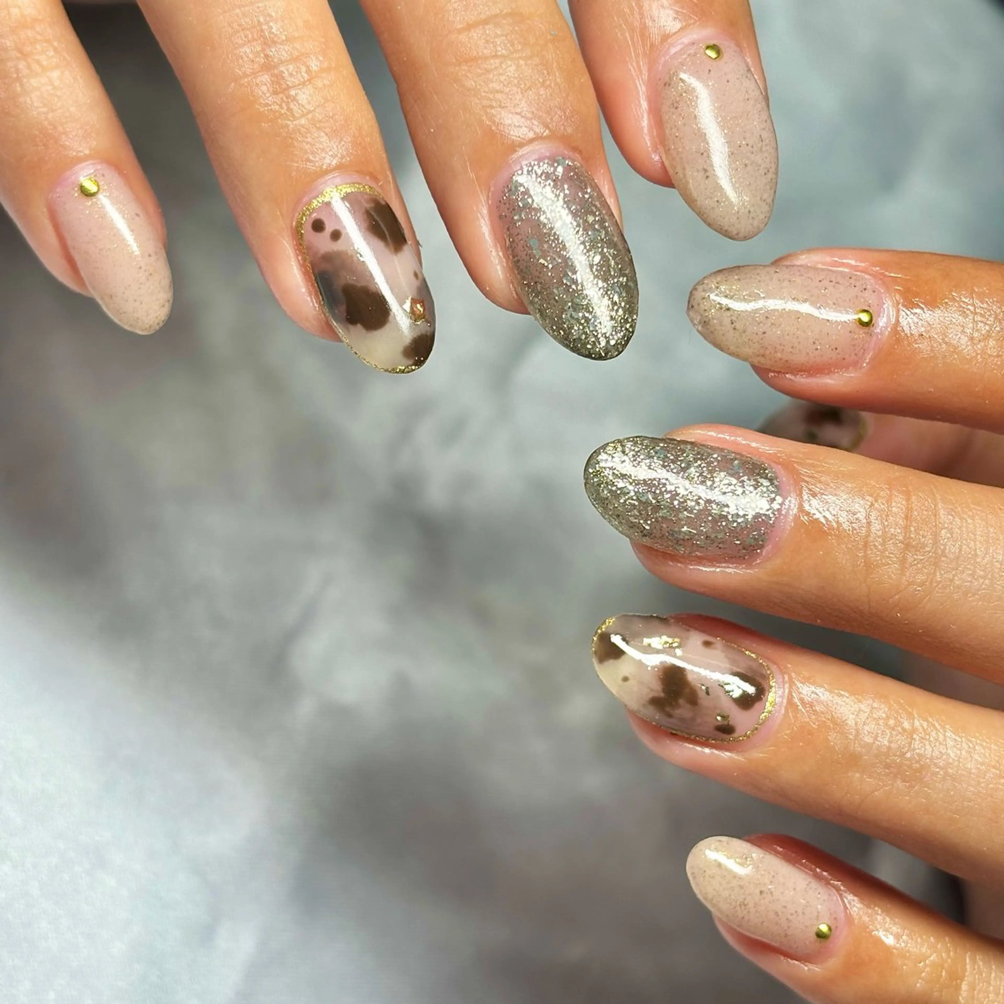 メンズ ネイル ハンドネイル ハンドケア nail&eye Aoのマツエク・マツパデザイン