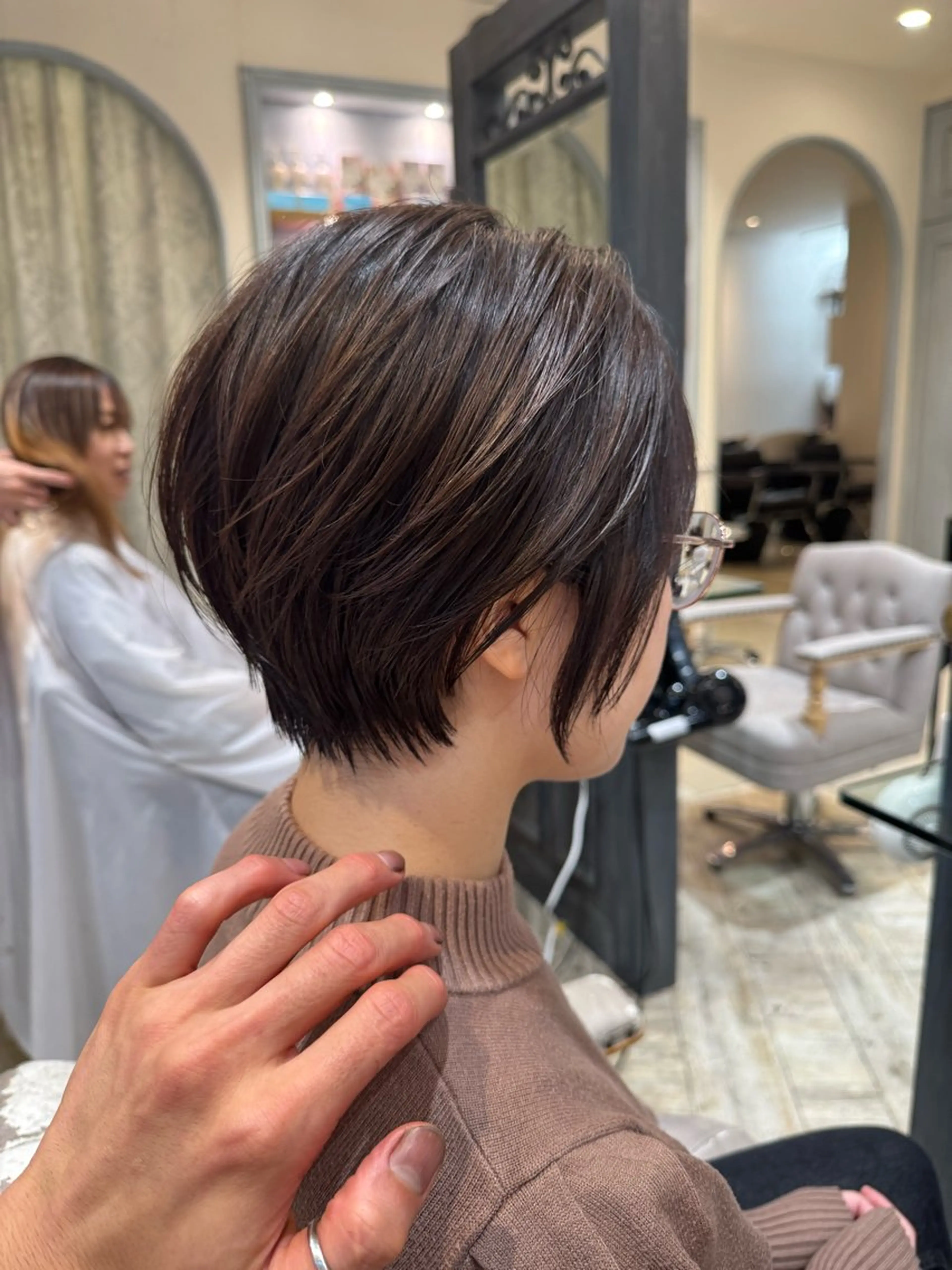 ショート カラー ショートヘア カット ヘアカラー トリートメント ショート/ボブ アンドウ☺︎のヘアスタイル