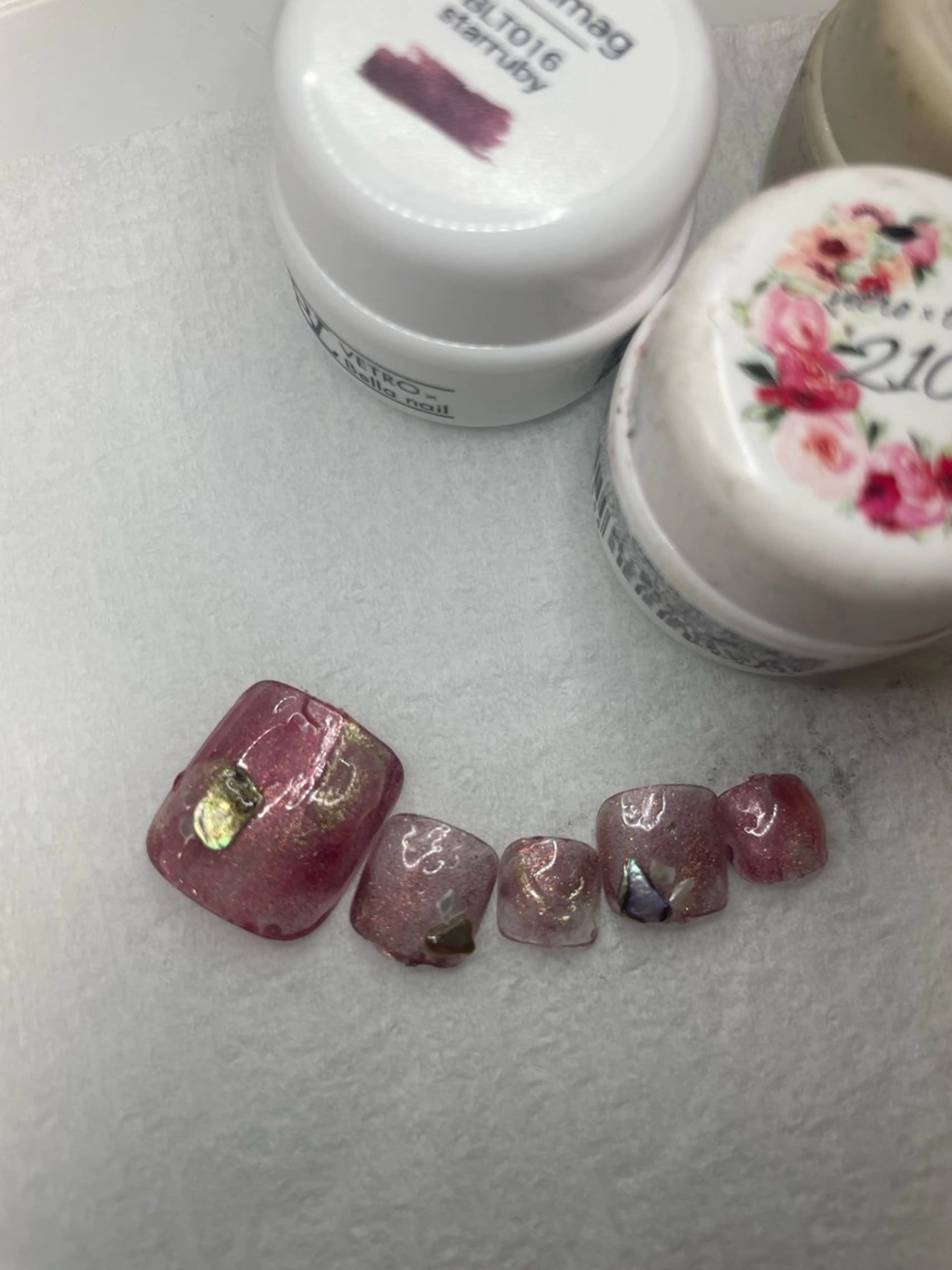 ネイル フットネイル マグネットネイル ミラーネイル NAIL★M 真紀のネイルデザイン