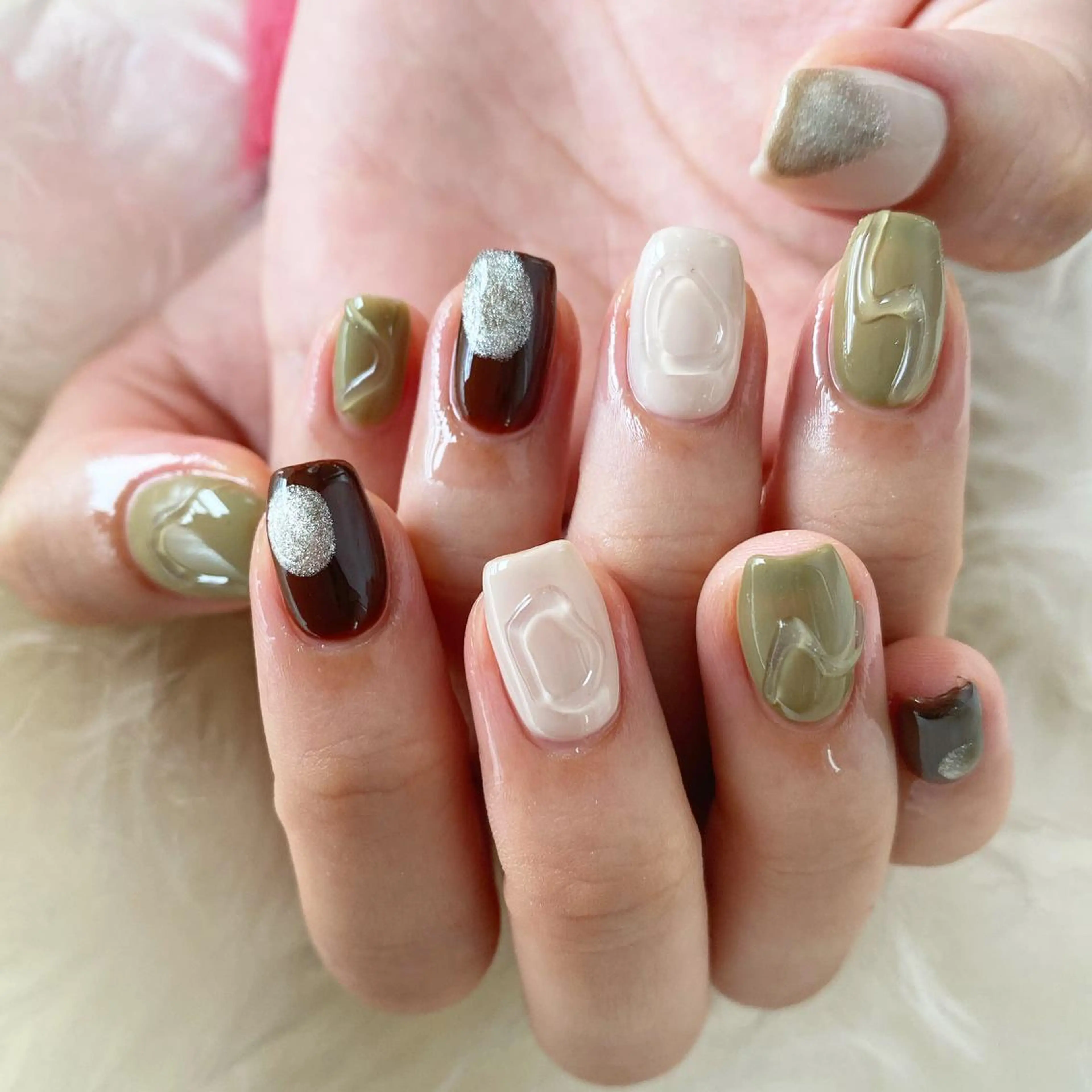 ネイル crystal ⭐︎ colorのネイルデザイン