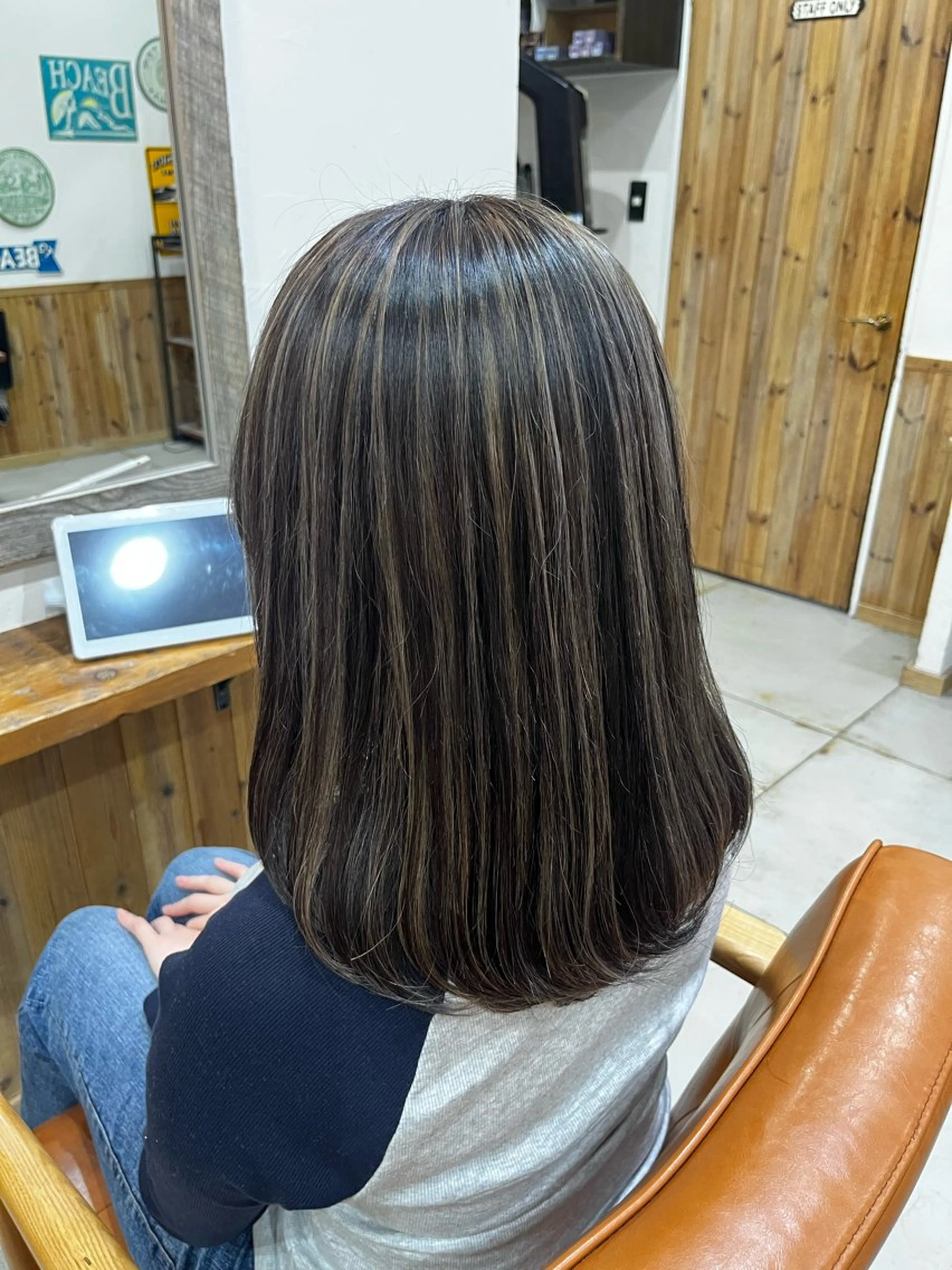 ミディアム カラー カット ヘアカラー トリートメント 🦋坂本 未結🦋のヘアスタイル