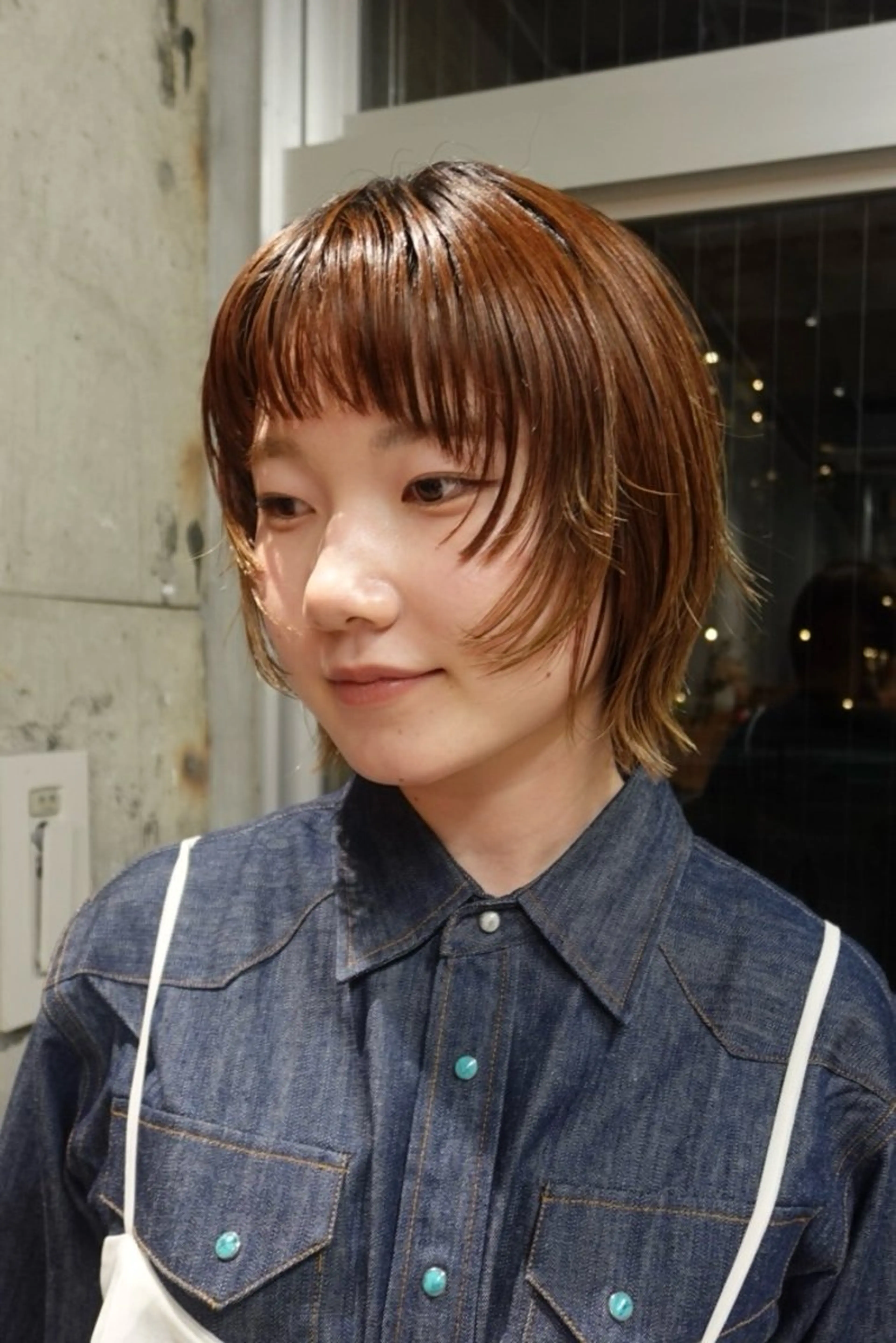 ショート カット ヘアカラー トリートメント wewe: momoeのヘアスタイル