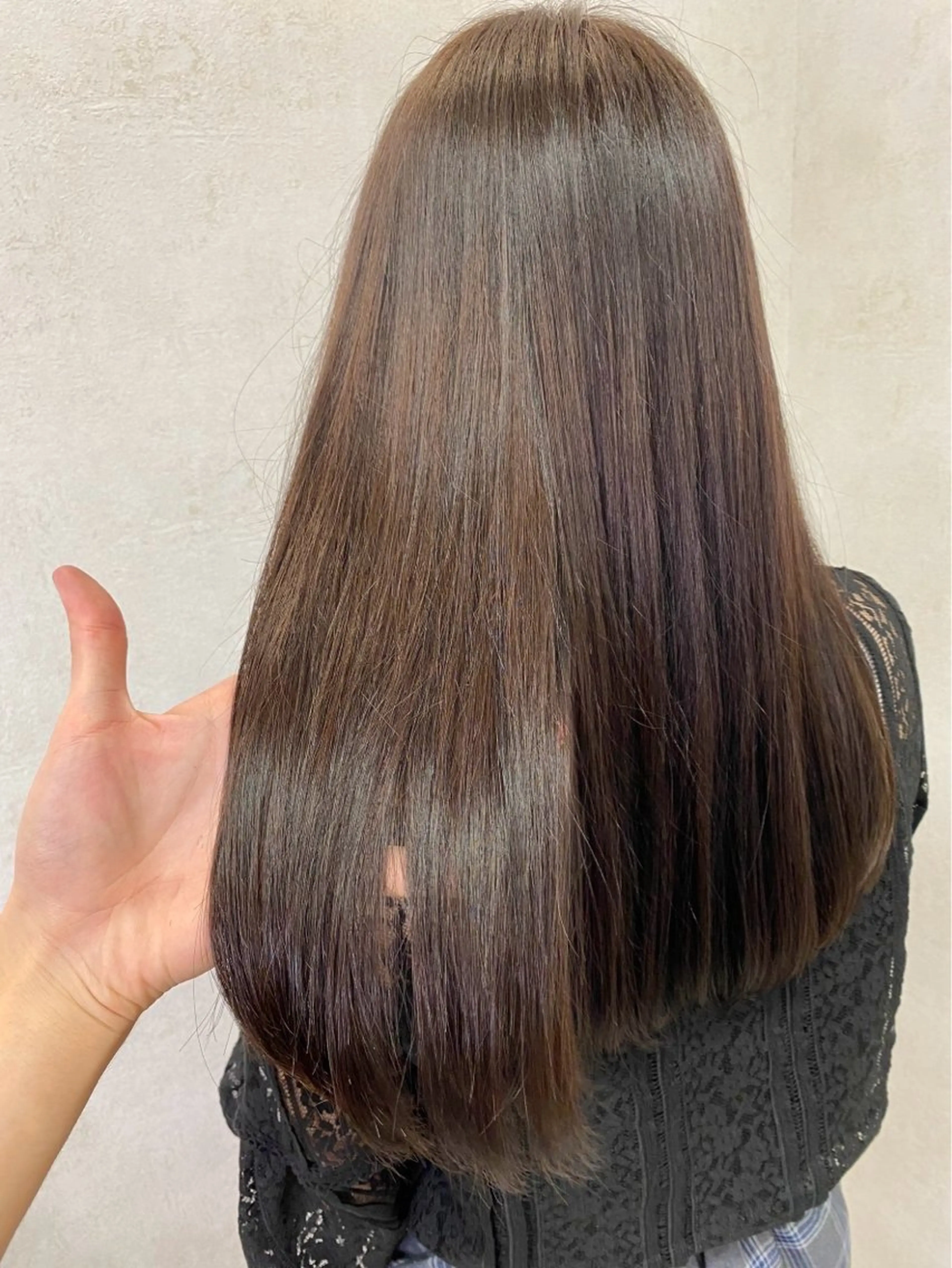 カラー ヘアカラー トリートメント ブラウン┆うる艶 ┆ゆうは🤍のヘアスタイル