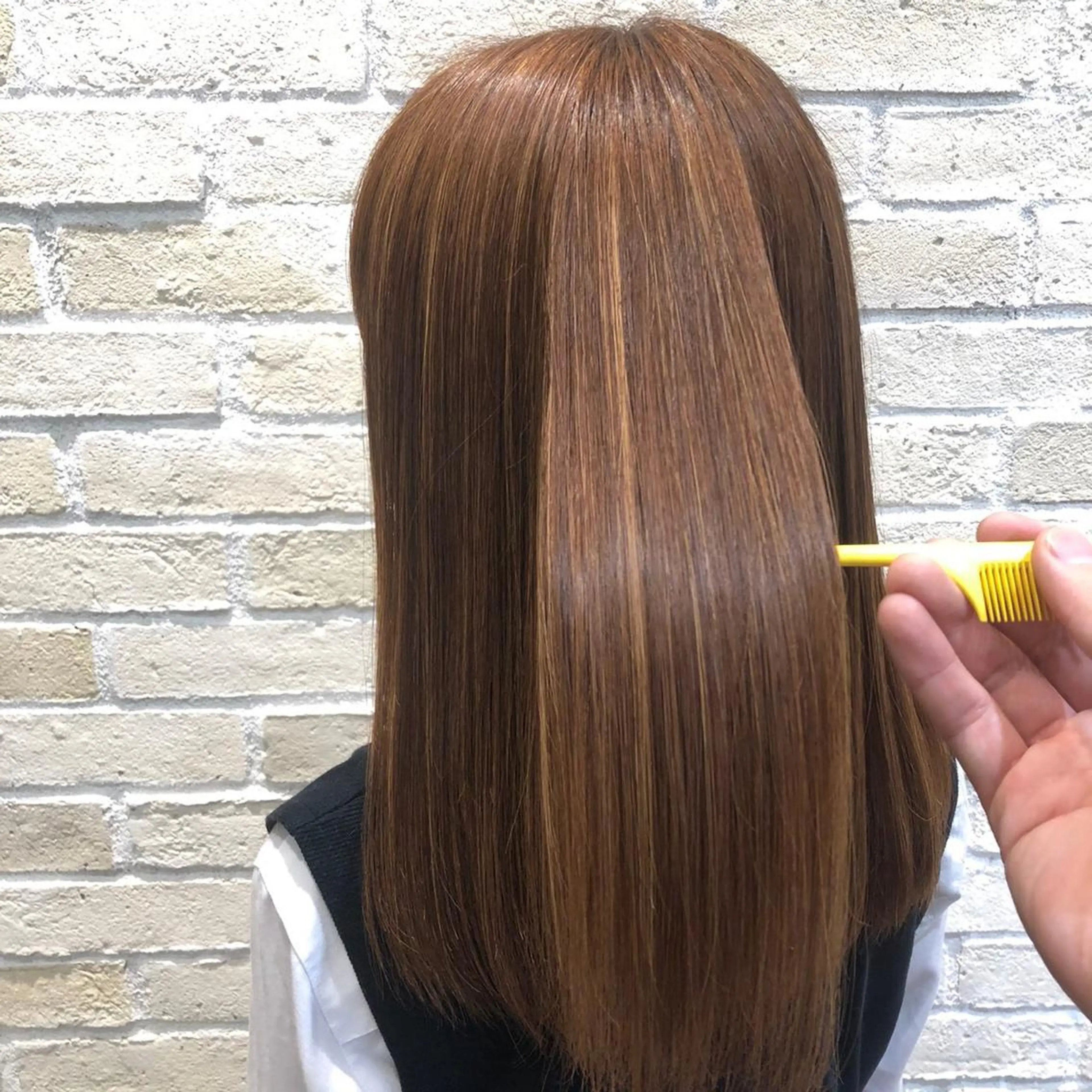 セミロング ⭐️ツイスパ⭐️ 菊池　拓也のヘアスタイル