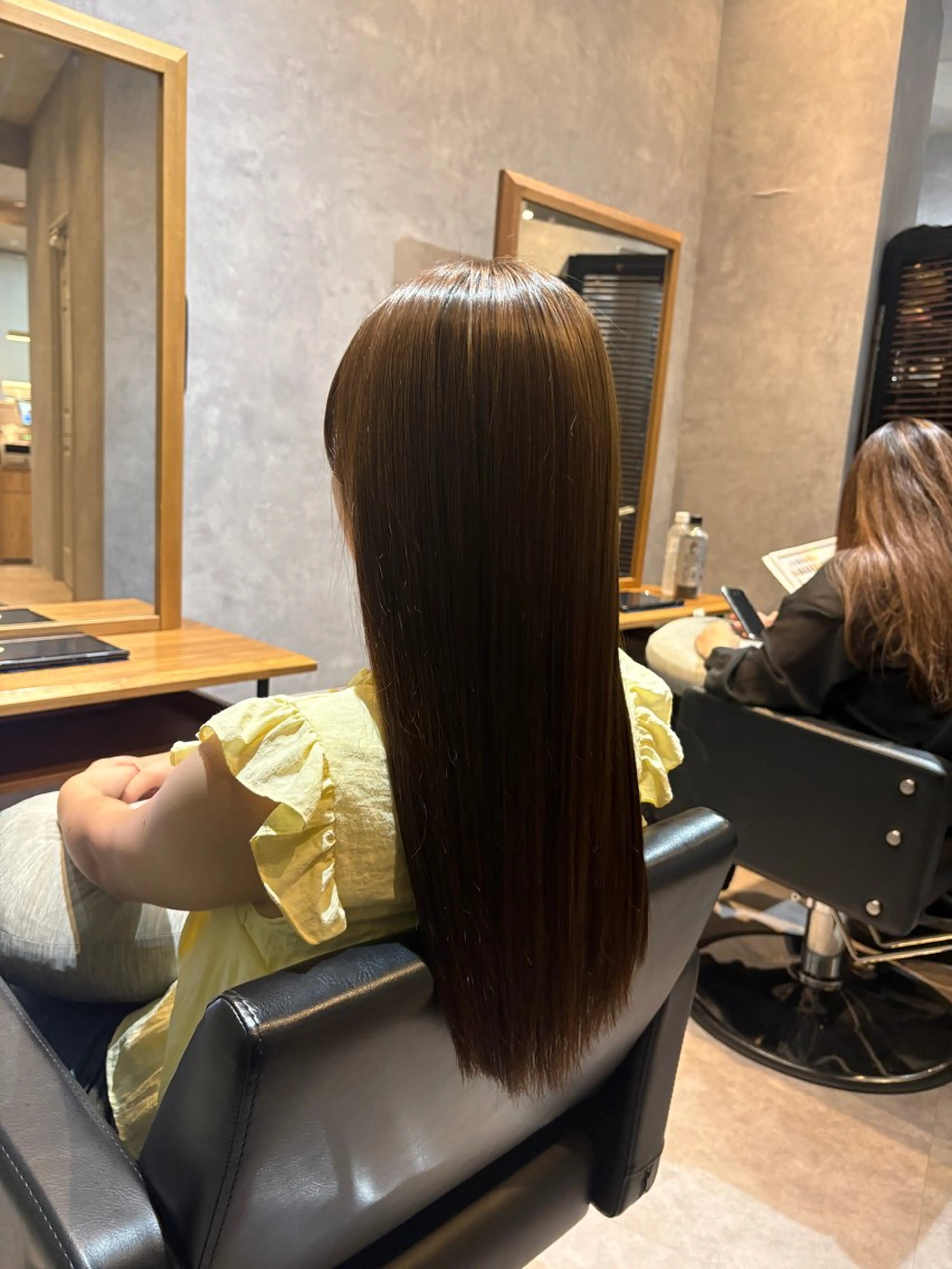 ロング カット 縮毛矯正 トリートメント Akko💋 モデル大募集です！のヘアスタイル