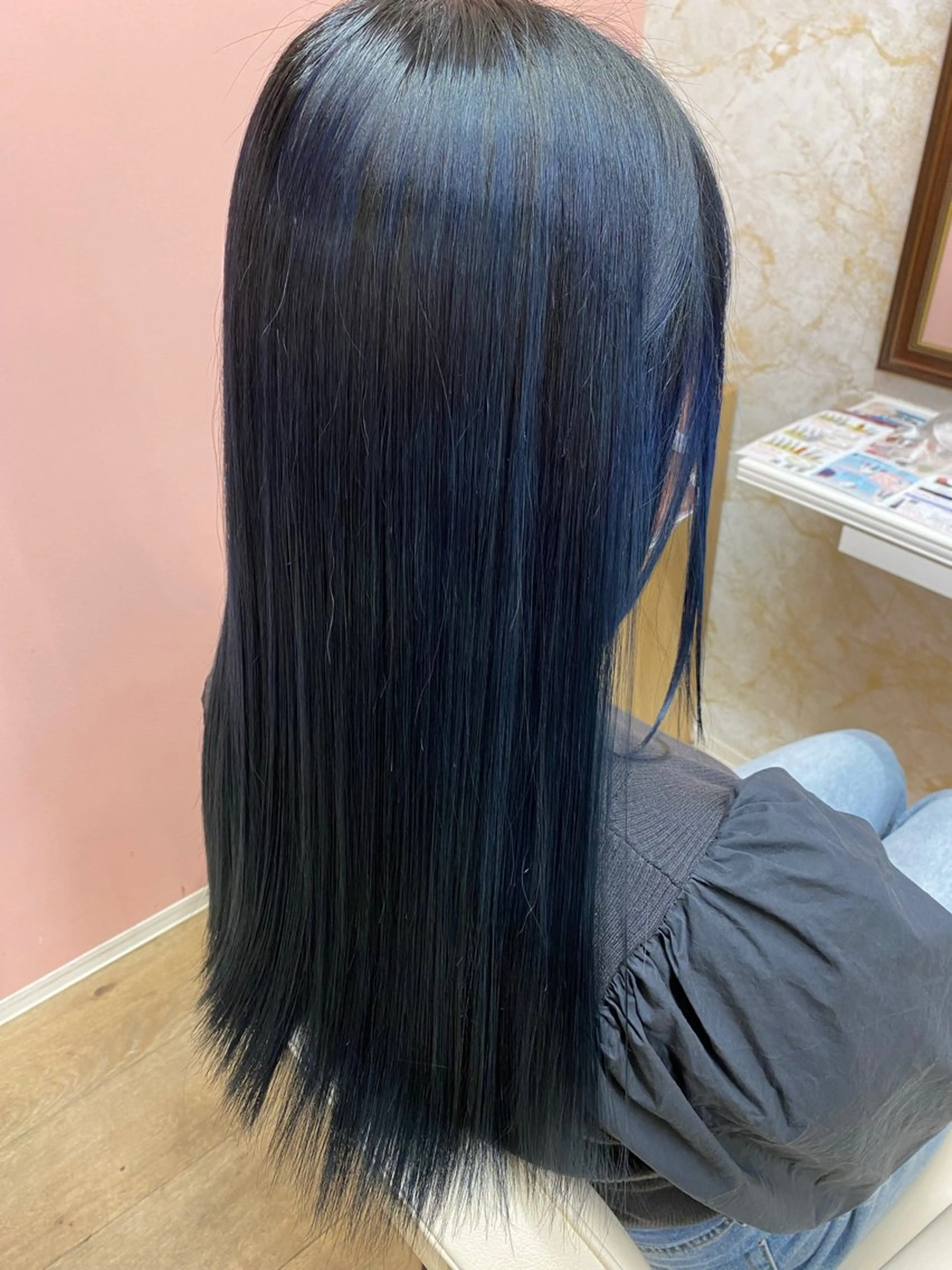 セミロング カラー ヘアカラー 🇰🇷韓国ヘア× 髪質改善　黒川天斗のヘアスタイル
