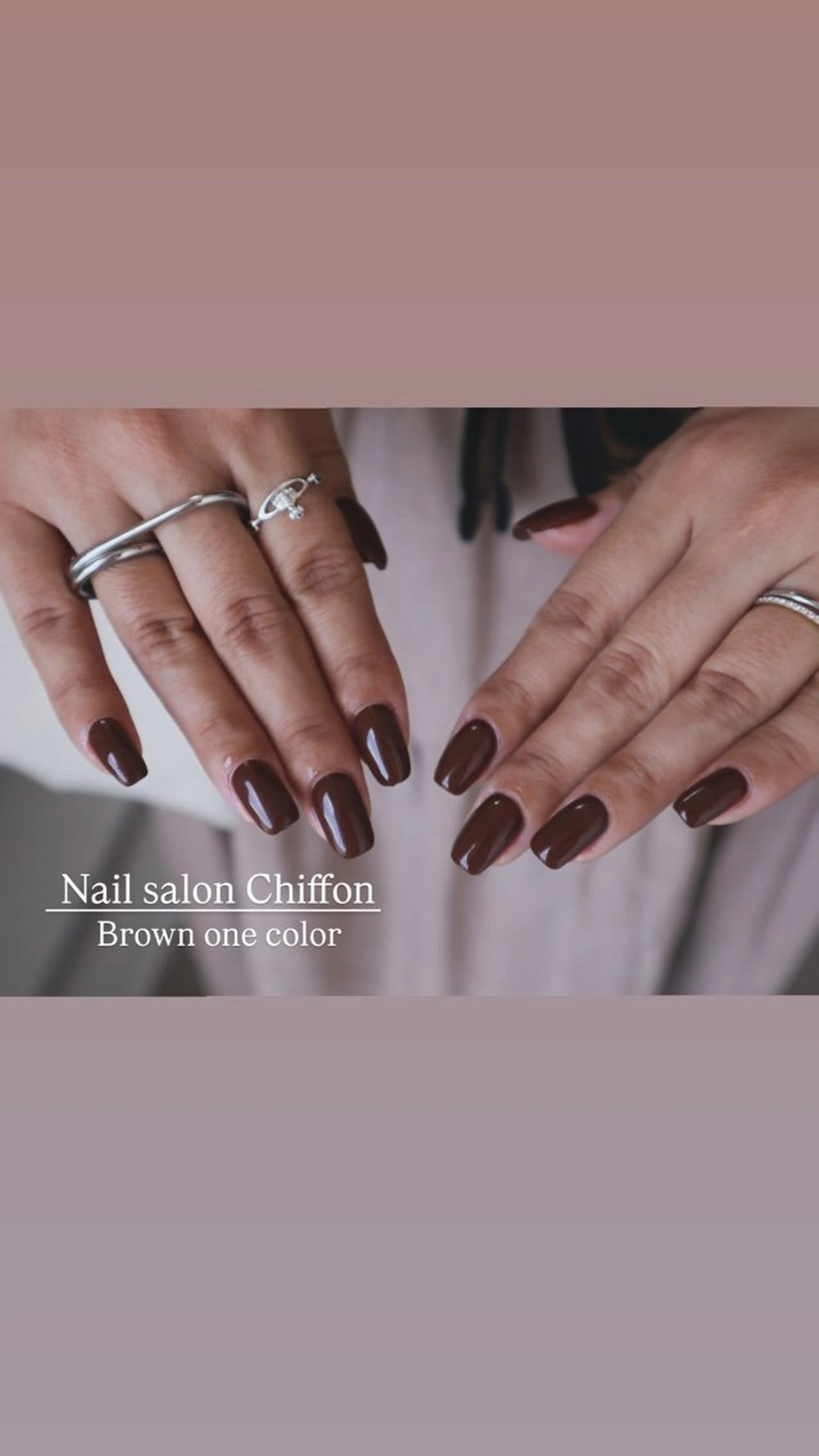ネイル ワンカラーネイル ハンドネイル Nail salon Chiffonのネイルデザイン