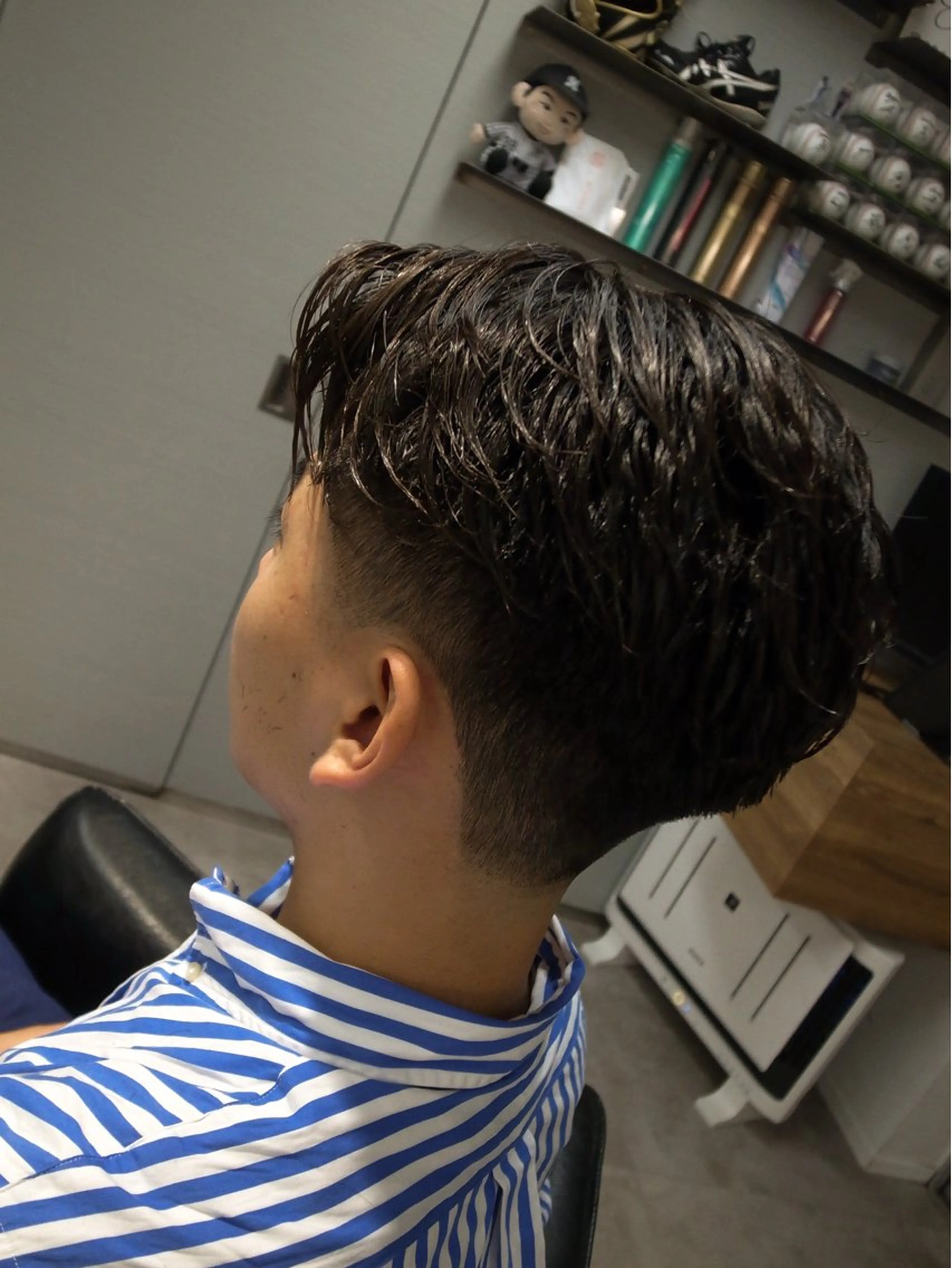 ショート パーマ メンズ カット パーマ INTRO SHIBUYA by Fi-Ne所属・💈メンズフェード 特化DAIYA💈のヘアスタイル