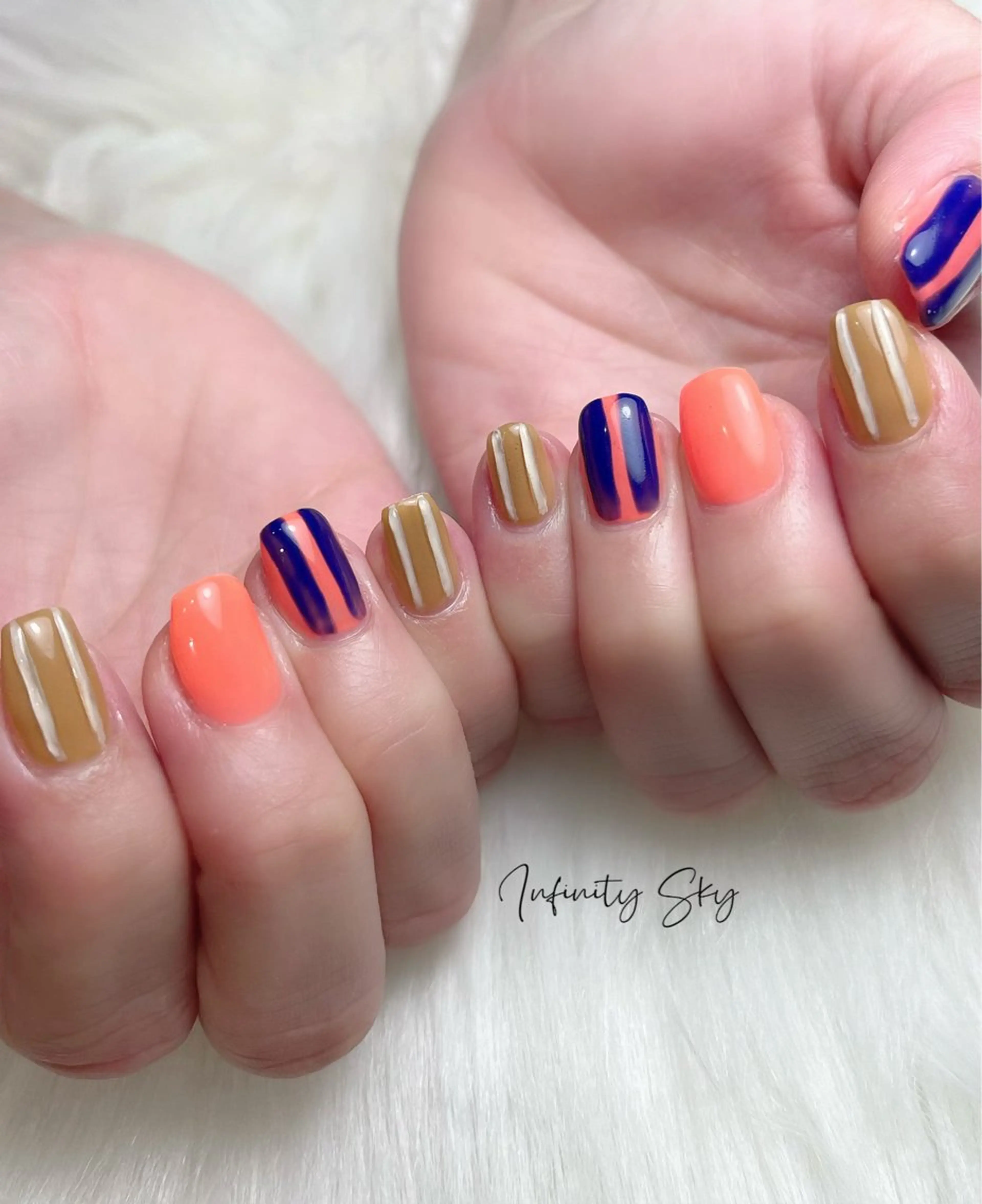 ネイル infinity skyのネイルデザイン