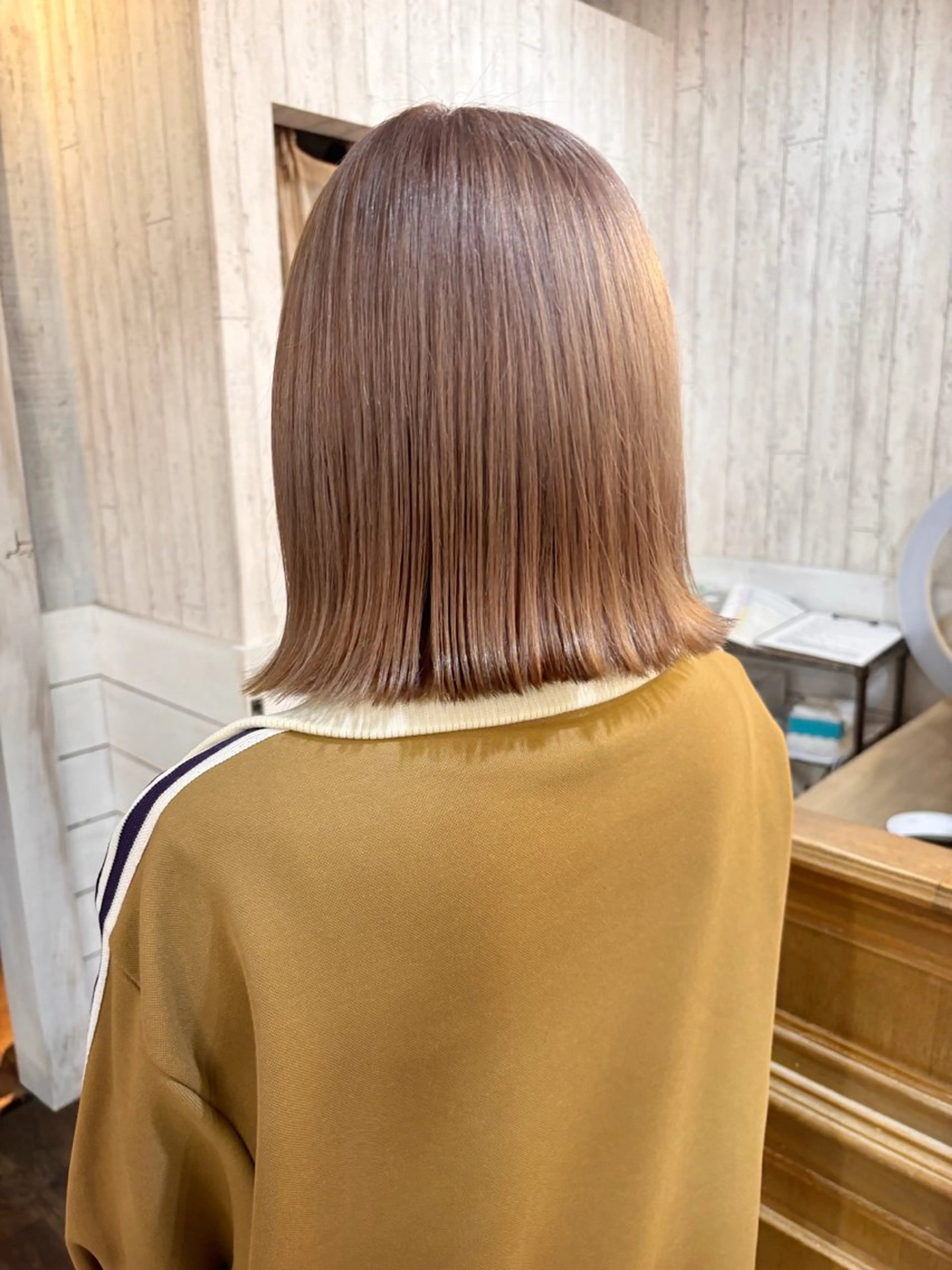 ショート ボブ ブリーチなし透明感 カラー✳︎ayaneのヘアスタイル