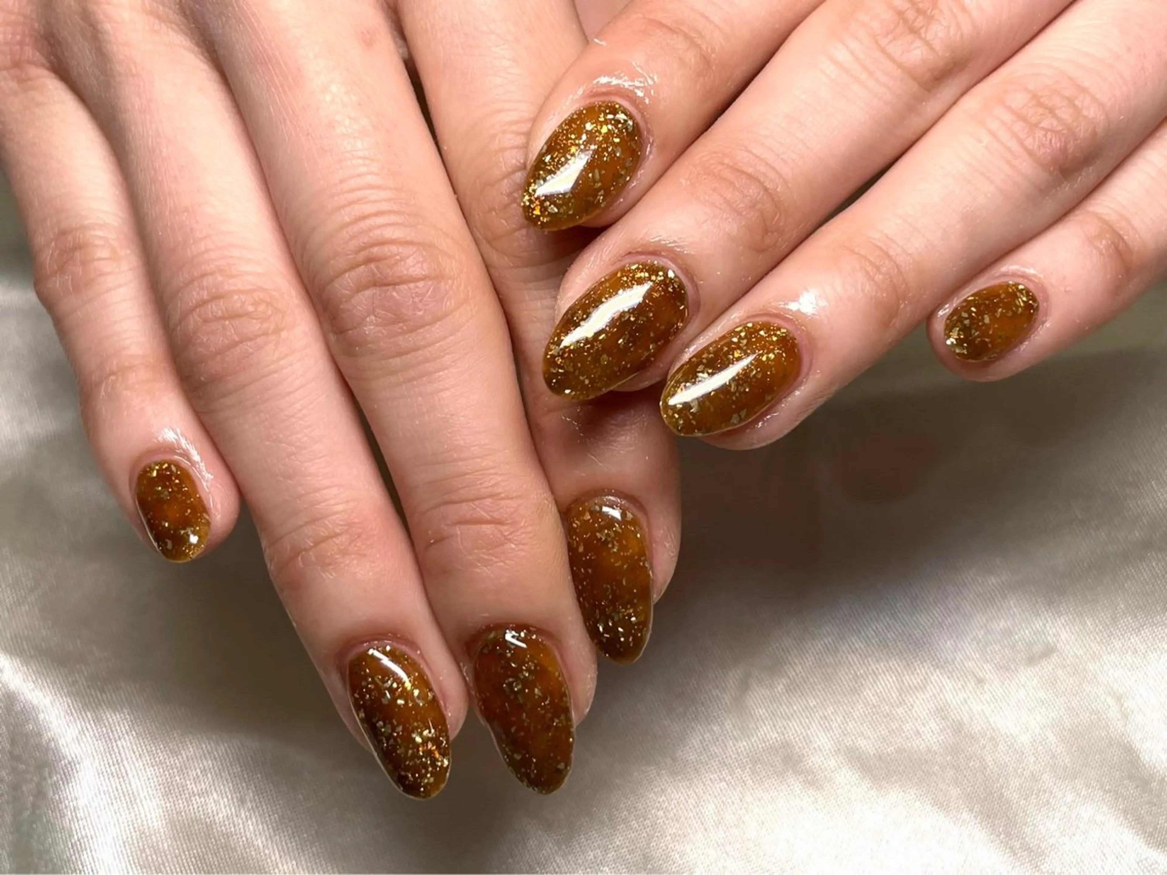 ネイル ラメ(グリッター) ＥＮＮＡＩＬ野中本店所属・EN_NAIL 野中店【AKANE】のネイルデザイン