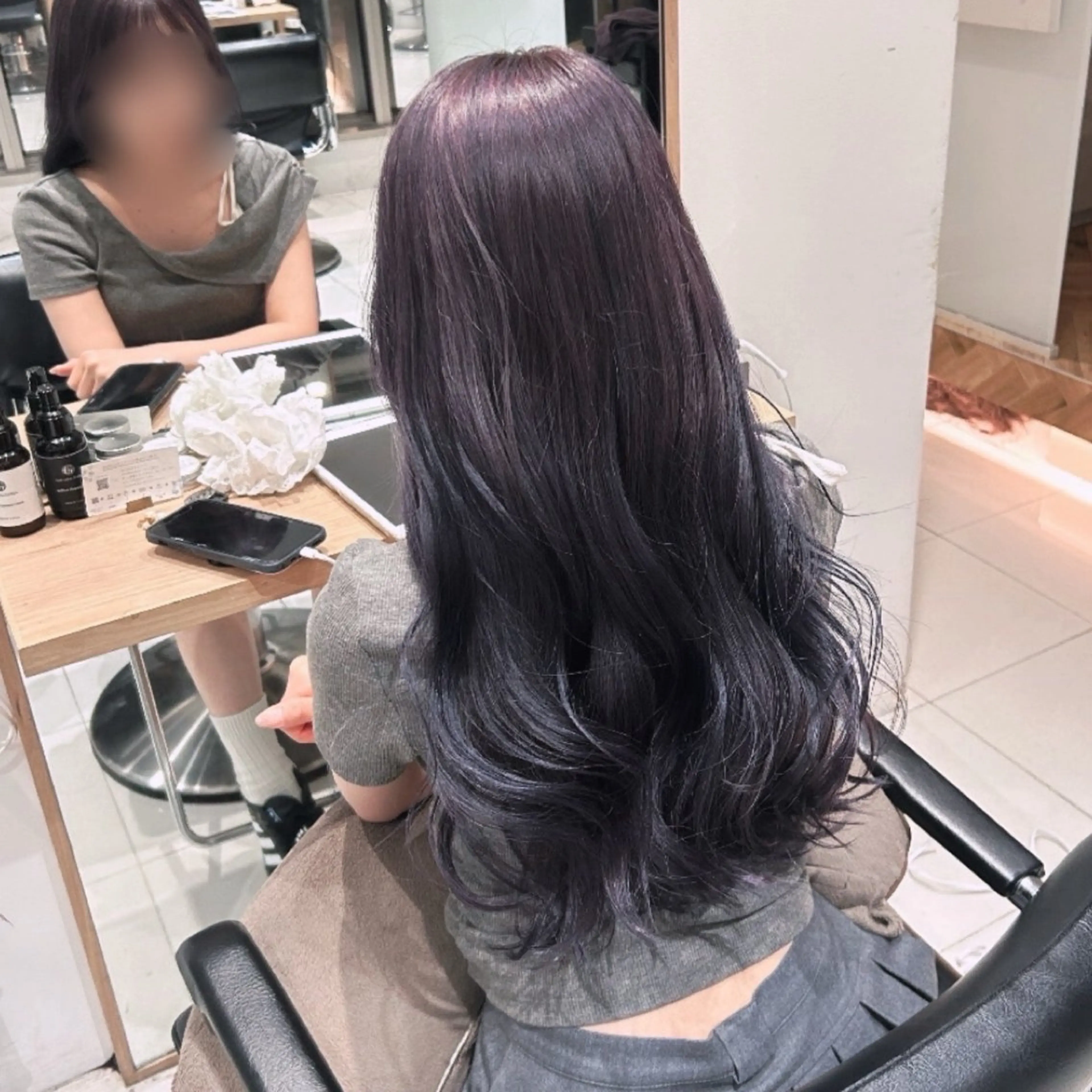 カラー グラデーションカラー ︎︎🌟韓国艶カラー ︎🌟璃奈 (リナ)のヘアスタイル