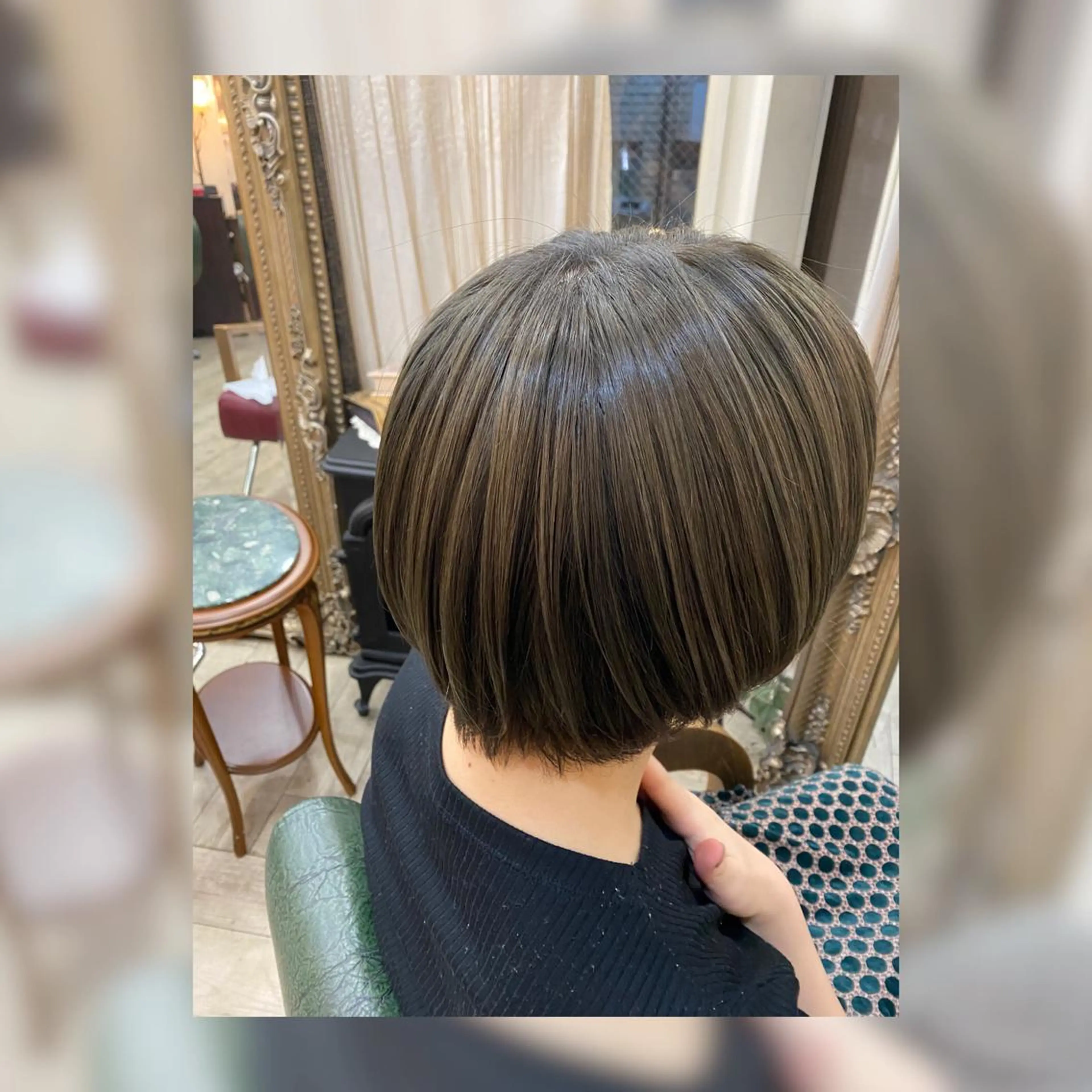 ショート カラー WELLM表参道 高杉梨鬼也のヘアスタイル