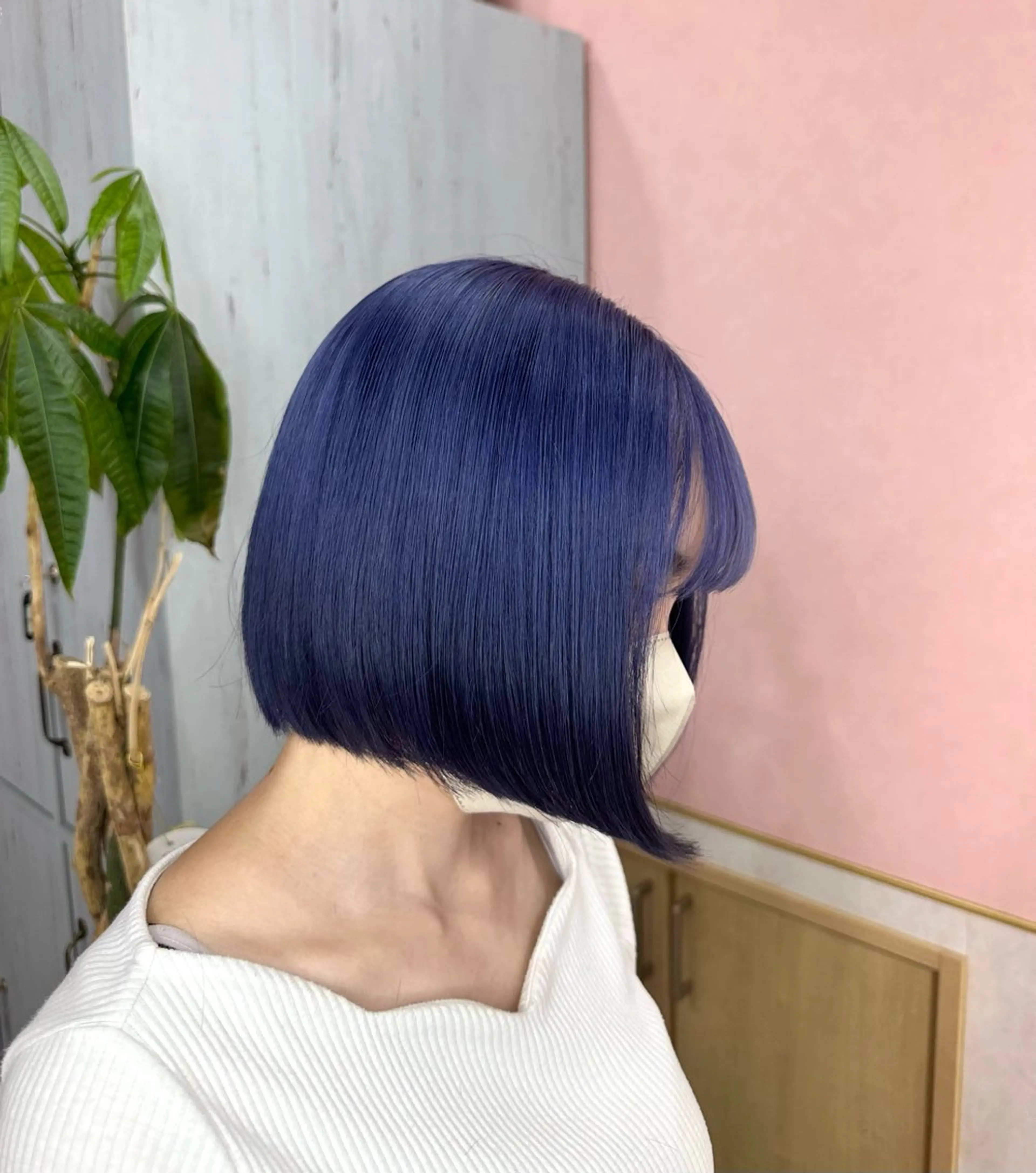 ロング カラー ブルーカラー ネイビーカラー 🪞ダメージレス艶 🪞れいのヘアスタイル