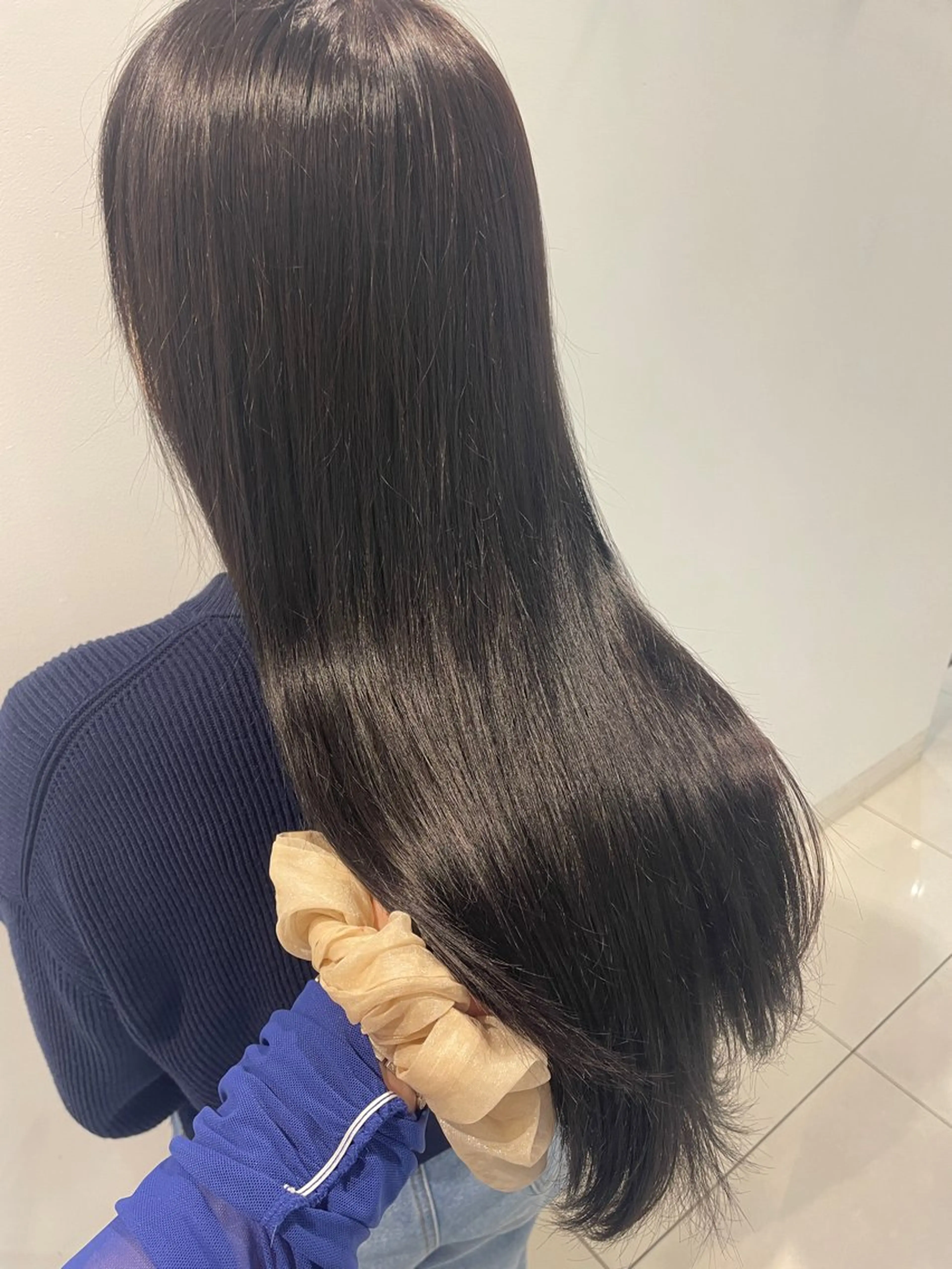 カラー 入学式 ✨感動のツヤ髪✨ 💜momoka💜のヘアスタイル
