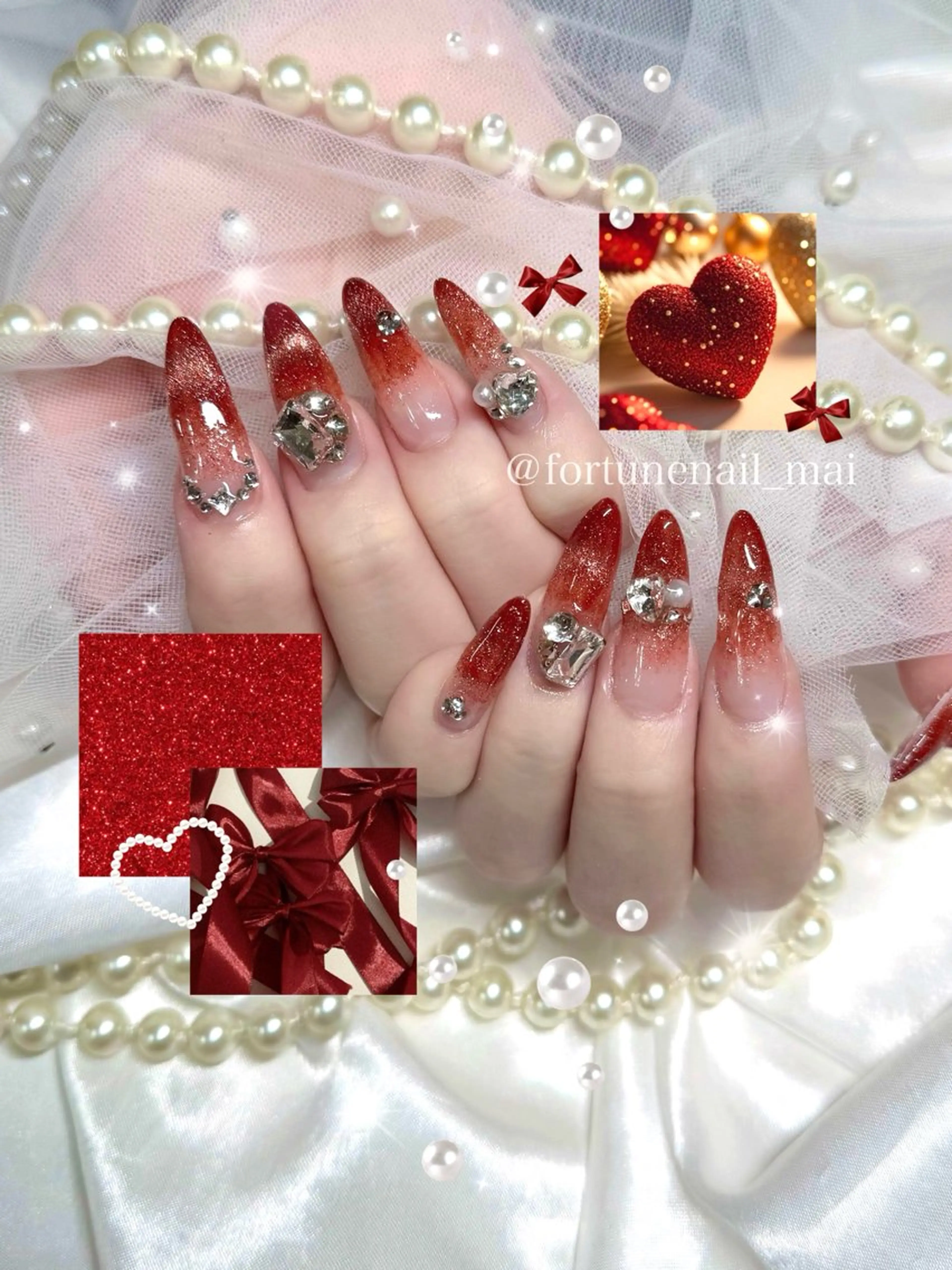 ネイル フレンチネイル マグネットネイル マグネットフレンチ ハンドネイル 🎀Mai 🎀11/21🈳のネイルデザイン
