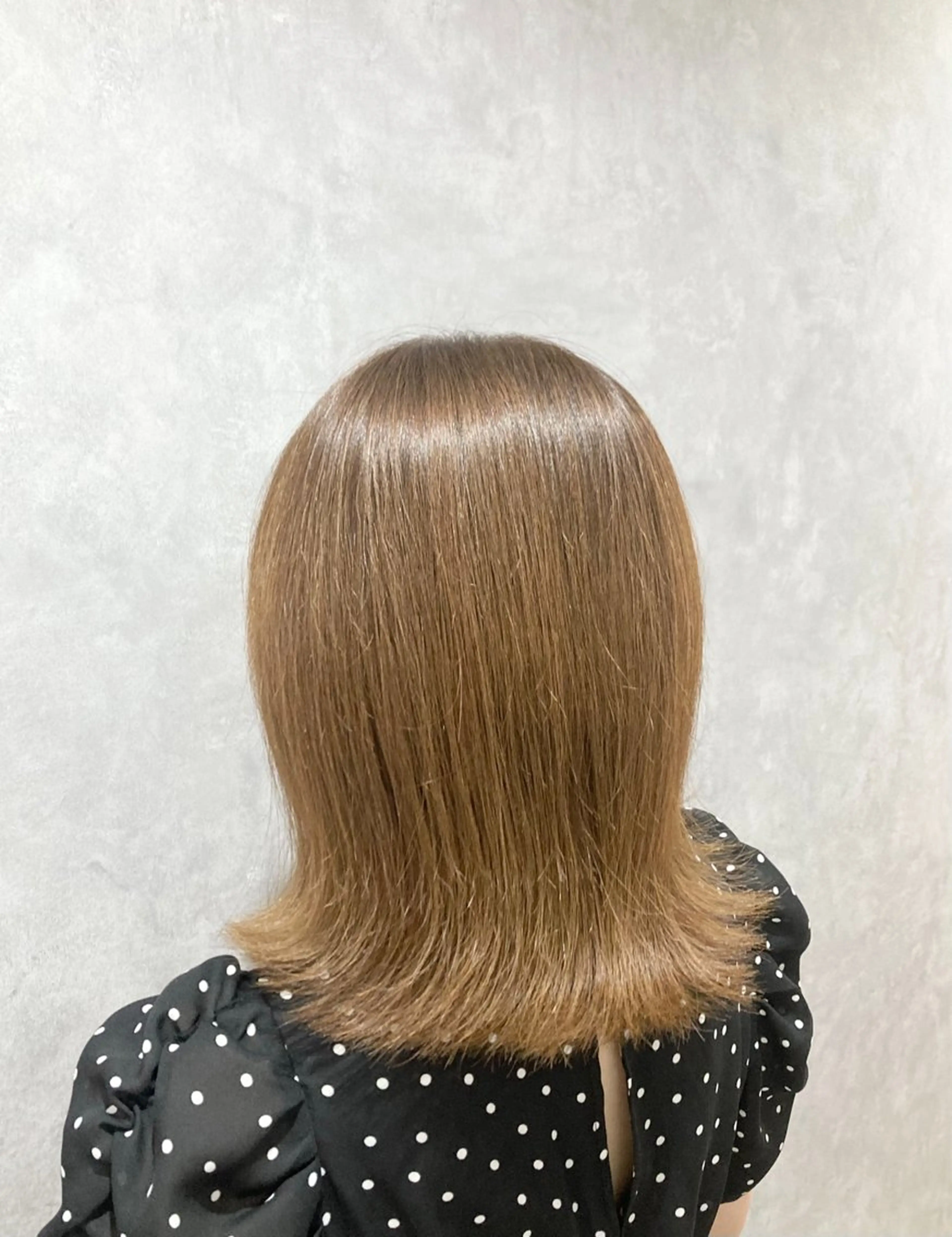 ミディアム カラー ブラウンカラー カット ヘアカラー トリートメント 🌈Agu hair 副店長/岩渕蓮のヘアスタイル