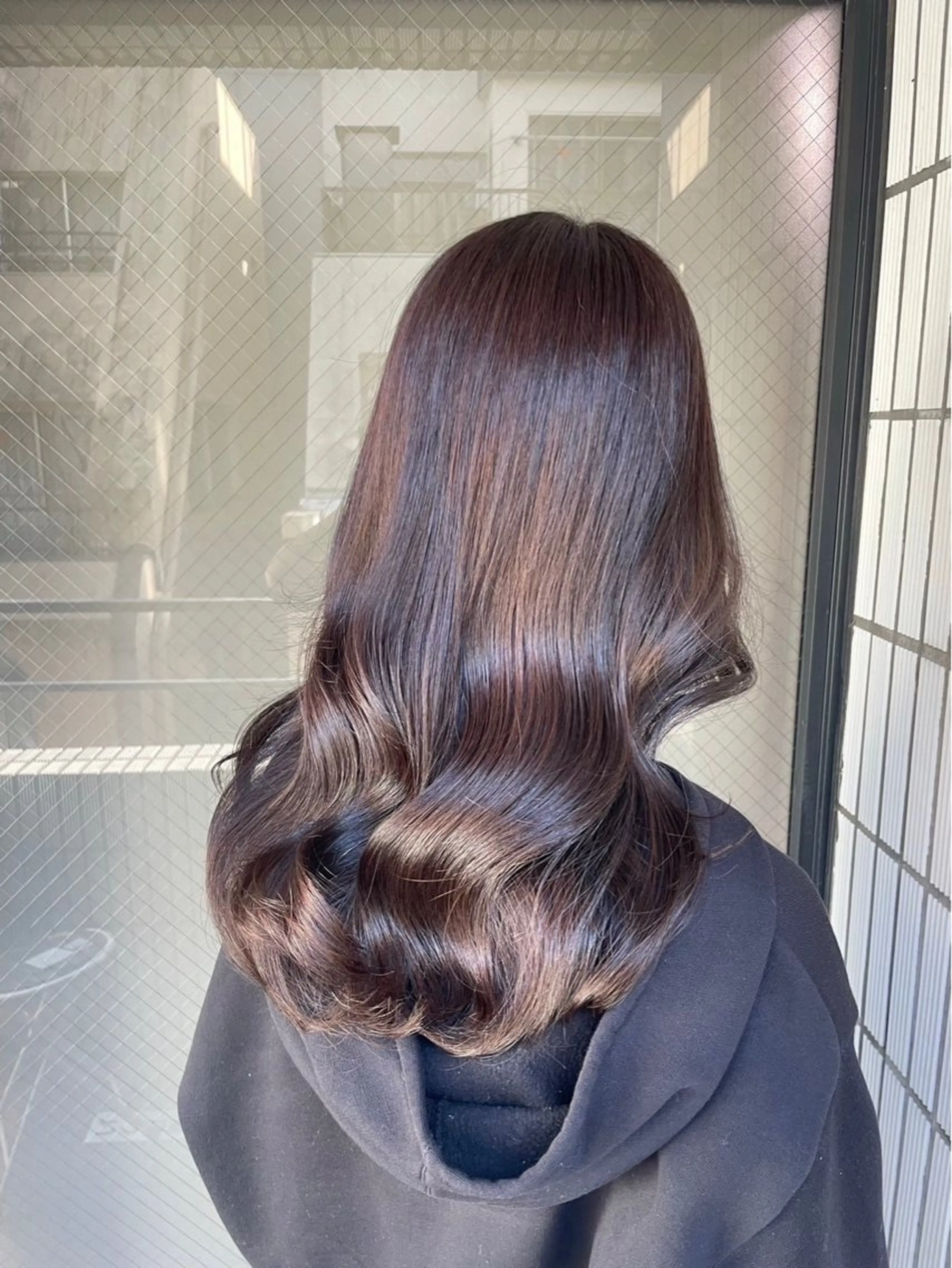 ロング カラー 透明感カラー グレージュ カット ヘアカラー トリートメント 韓国風🤍グレ ージュ🤍たくみのヘアスタイル