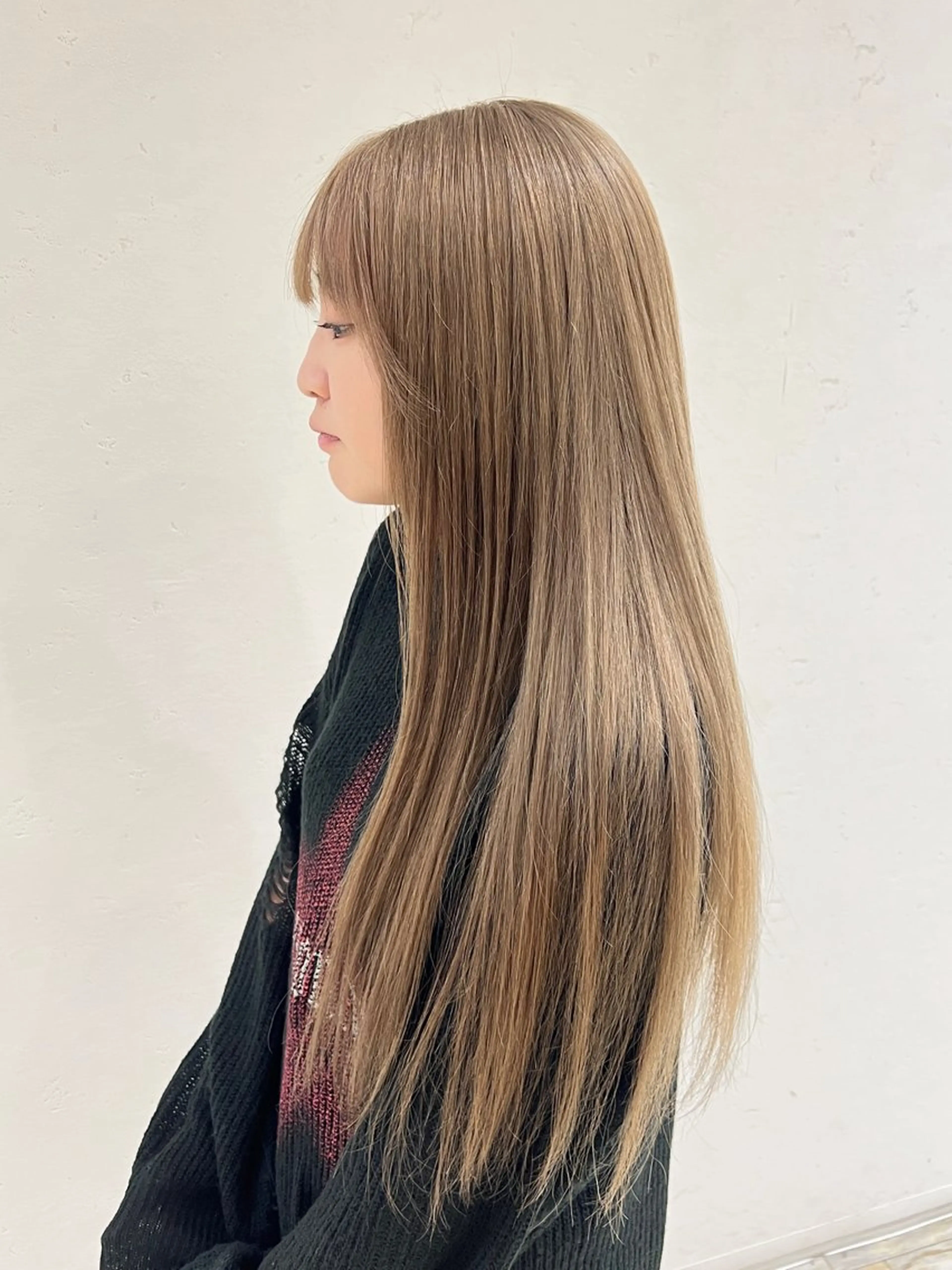 ロング ヘアカラー トリートメント レディース特化 ナチュラル☘︎︎芹七のヘアスタイル