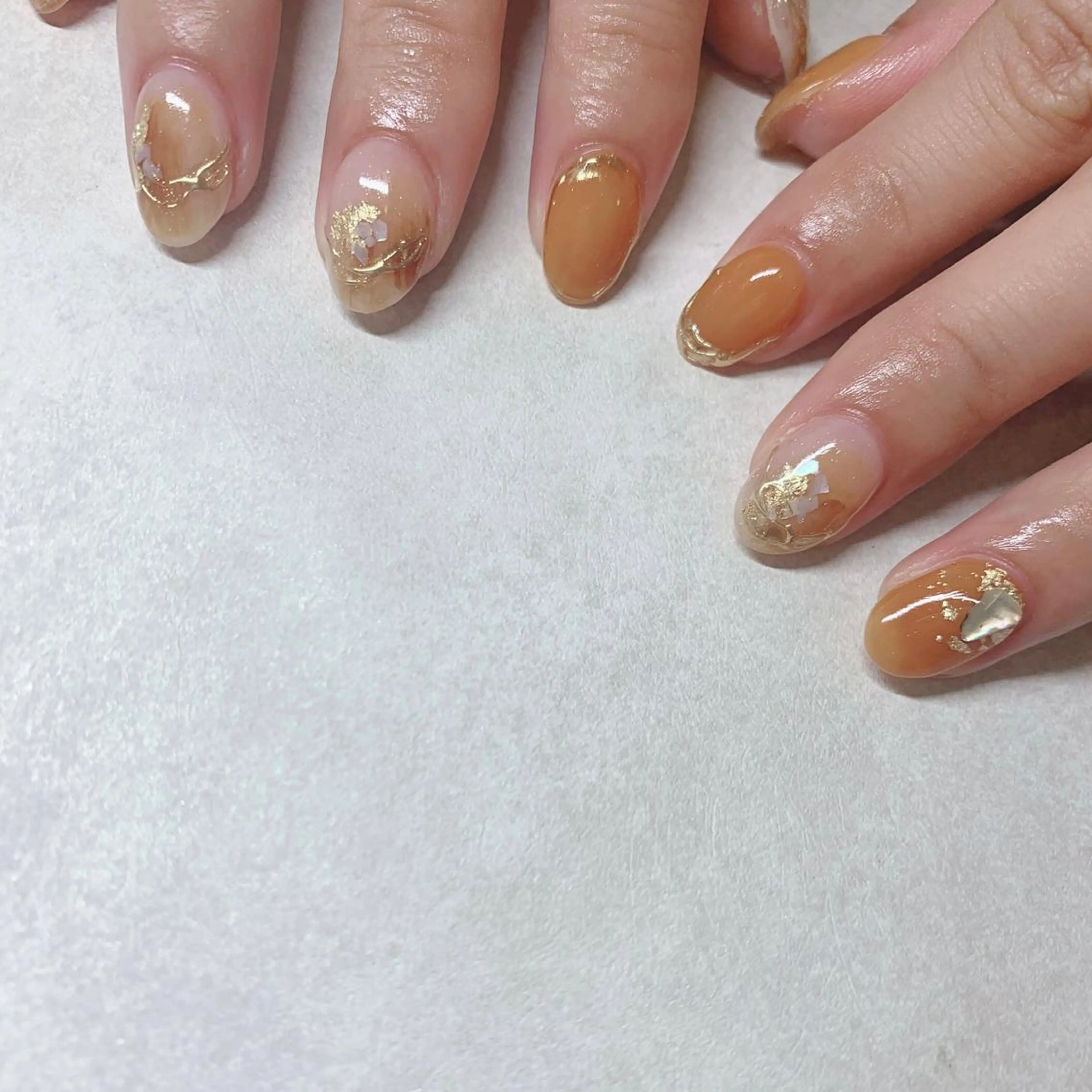 カラー ネイル ハンドネイル Cozy_ ilumのネイルデザイン