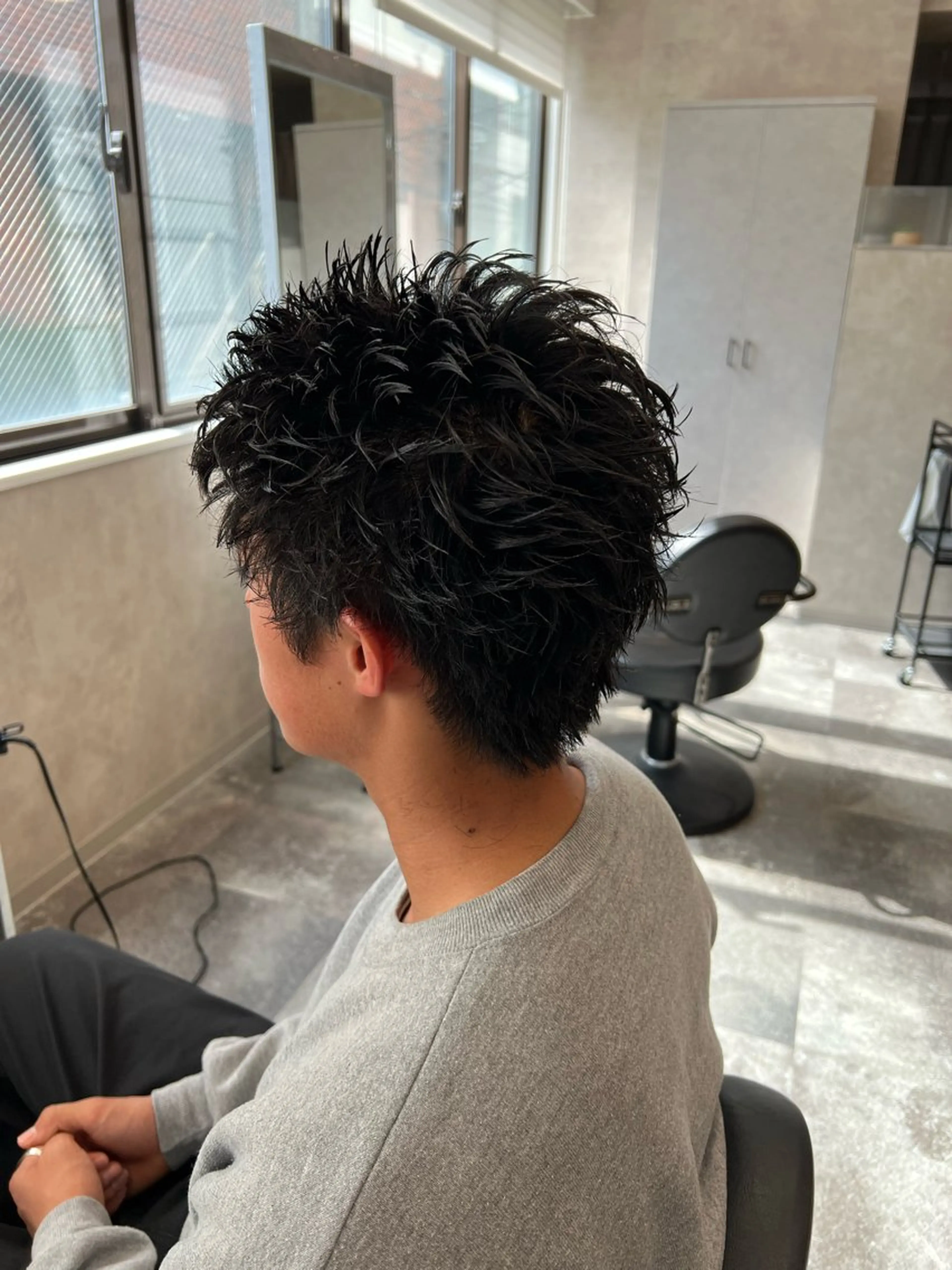 ショート パーマ ヘアアレンジ メンズ スパイキーショート ショートヘア カット メンズ特化/カラー/ パーマ/ケイシンのヘアスタイル