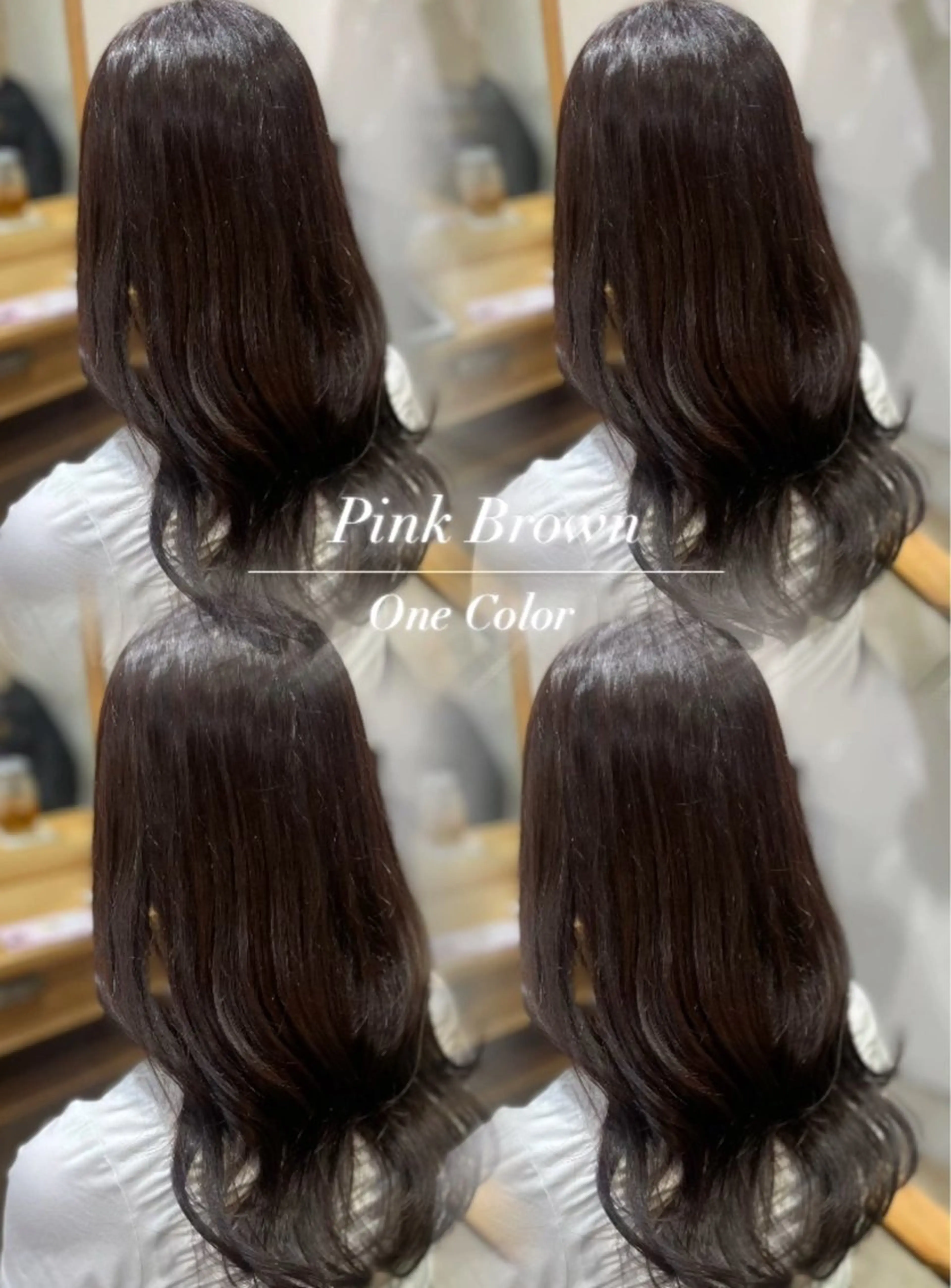 セミロング ヘアカラー 🖤Keina🖤 大人上品カラー.*˚のヘアスタイル
