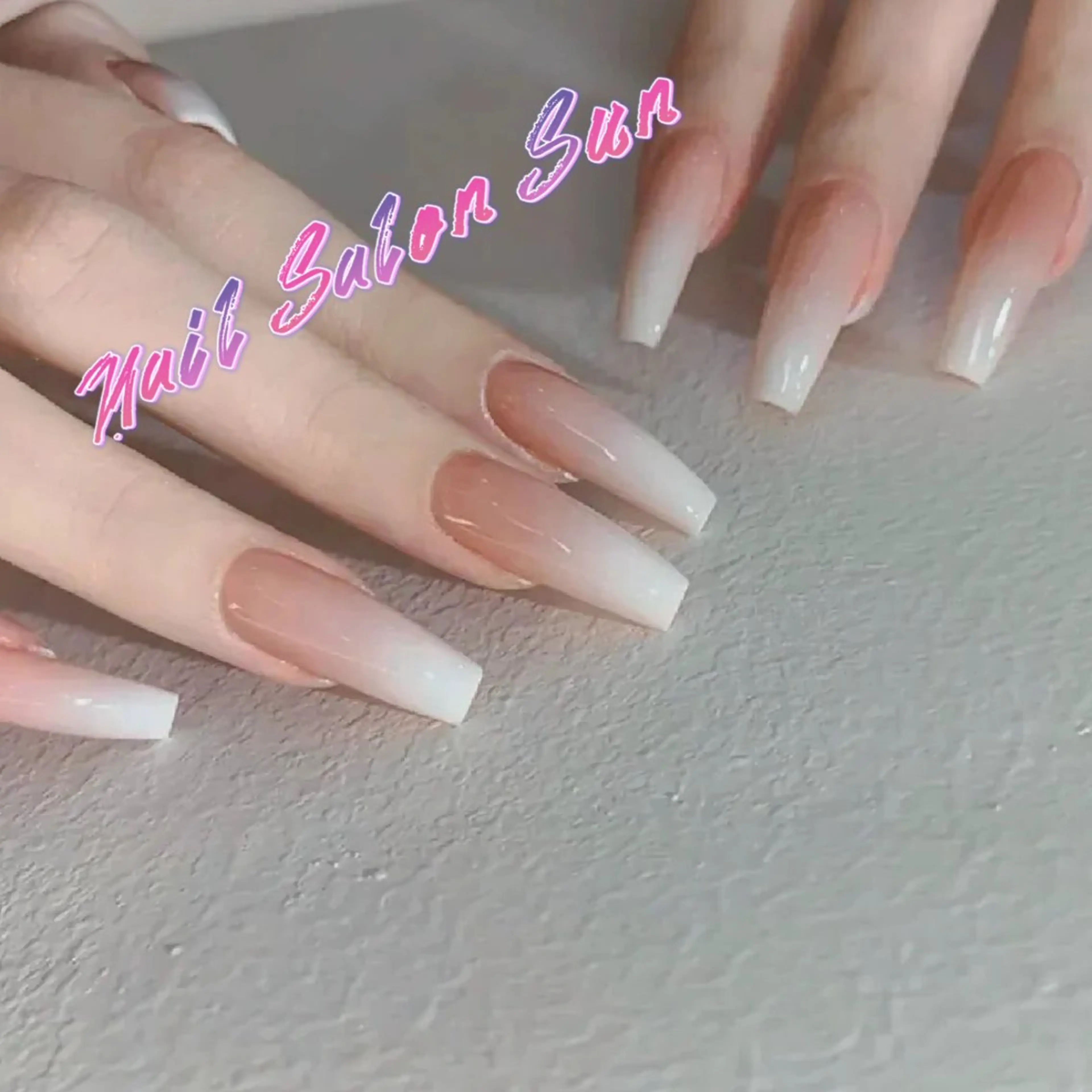 ネイル グラデーション ハンドネイル Sun Nail サン ネイルサロンのネイルデザイン