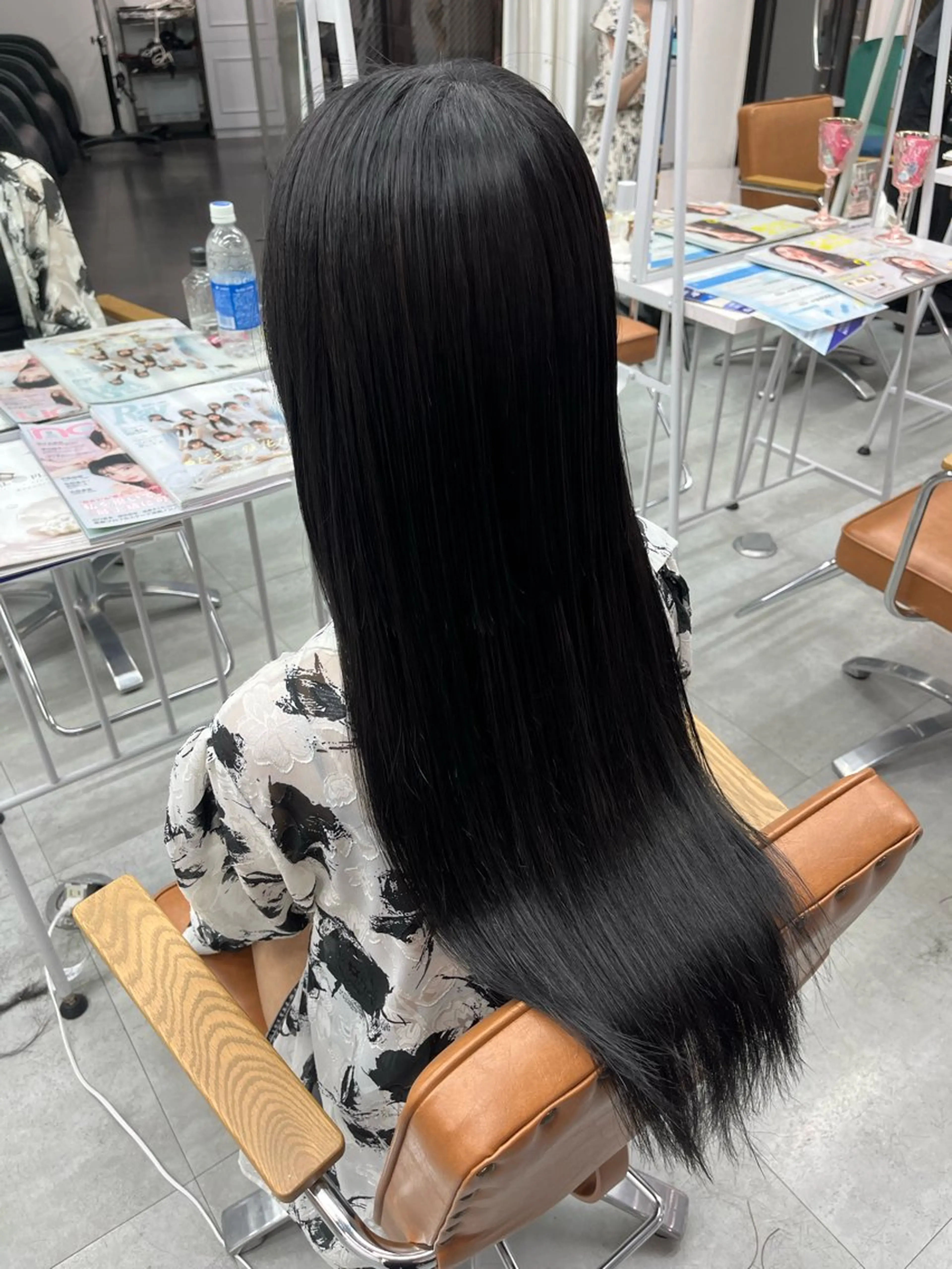 ロング エクステ 髪質改善/グレージュ サラサ🩶ᩚのヘアスタイル