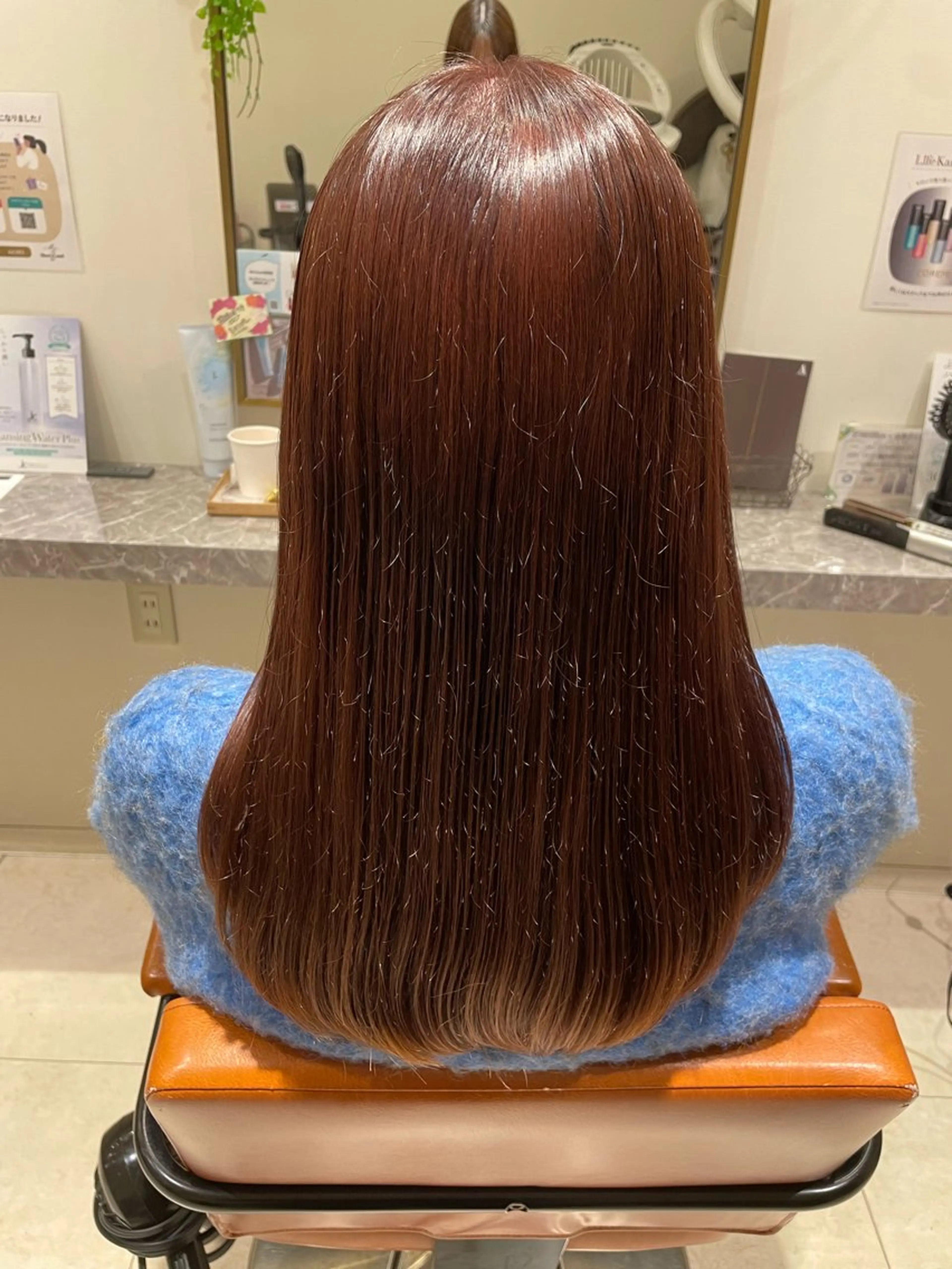 ロング カラー ヘアカラー トリートメント Merry  Land日吉所属・暖色/ベージュ/ メンズ/鈴木彩のヘアスタイル