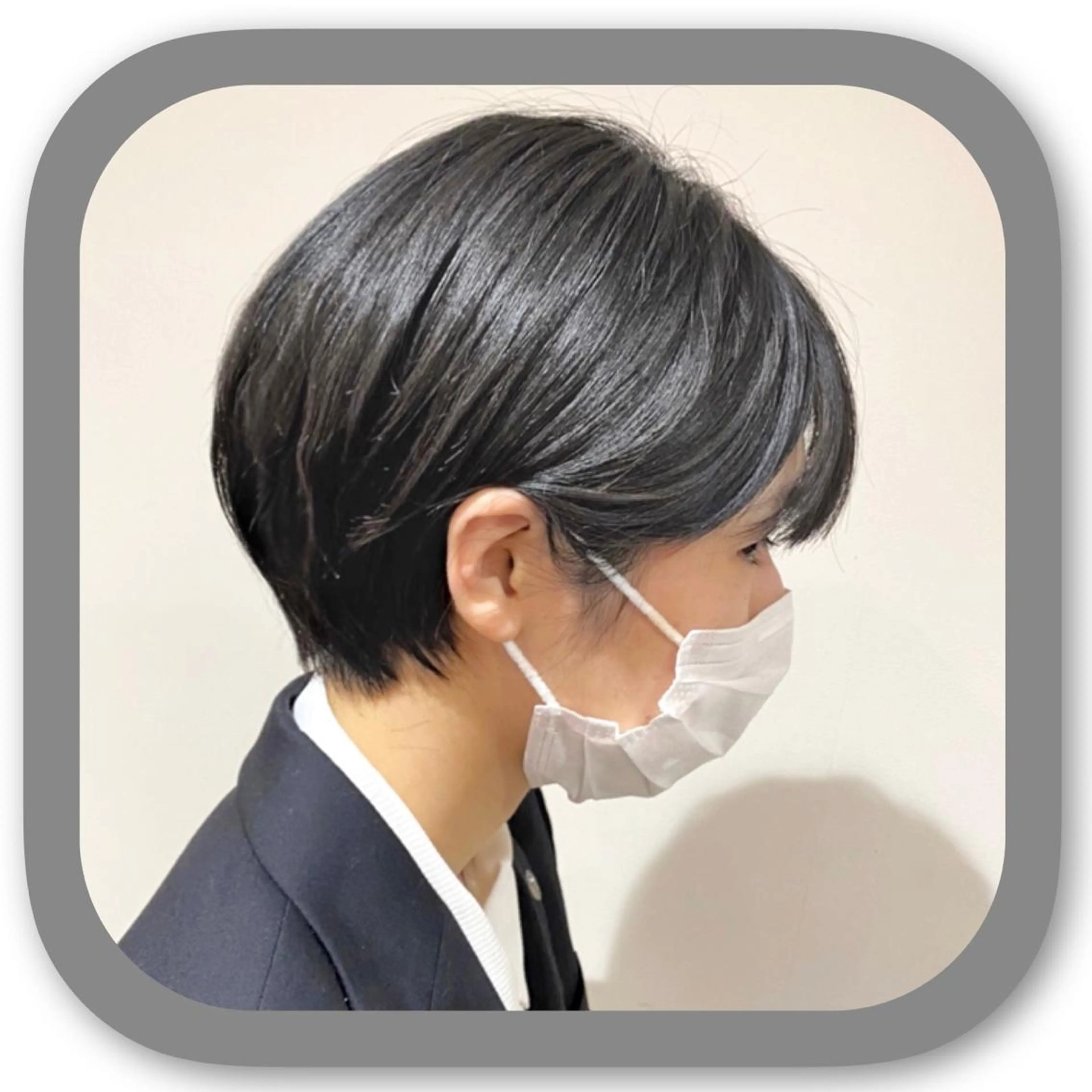 ショート アッシュ ボブ 髪質改善 レイヤーカット ショートヘア カット ショート〜ミディアム 喜多司のヘアスタイル