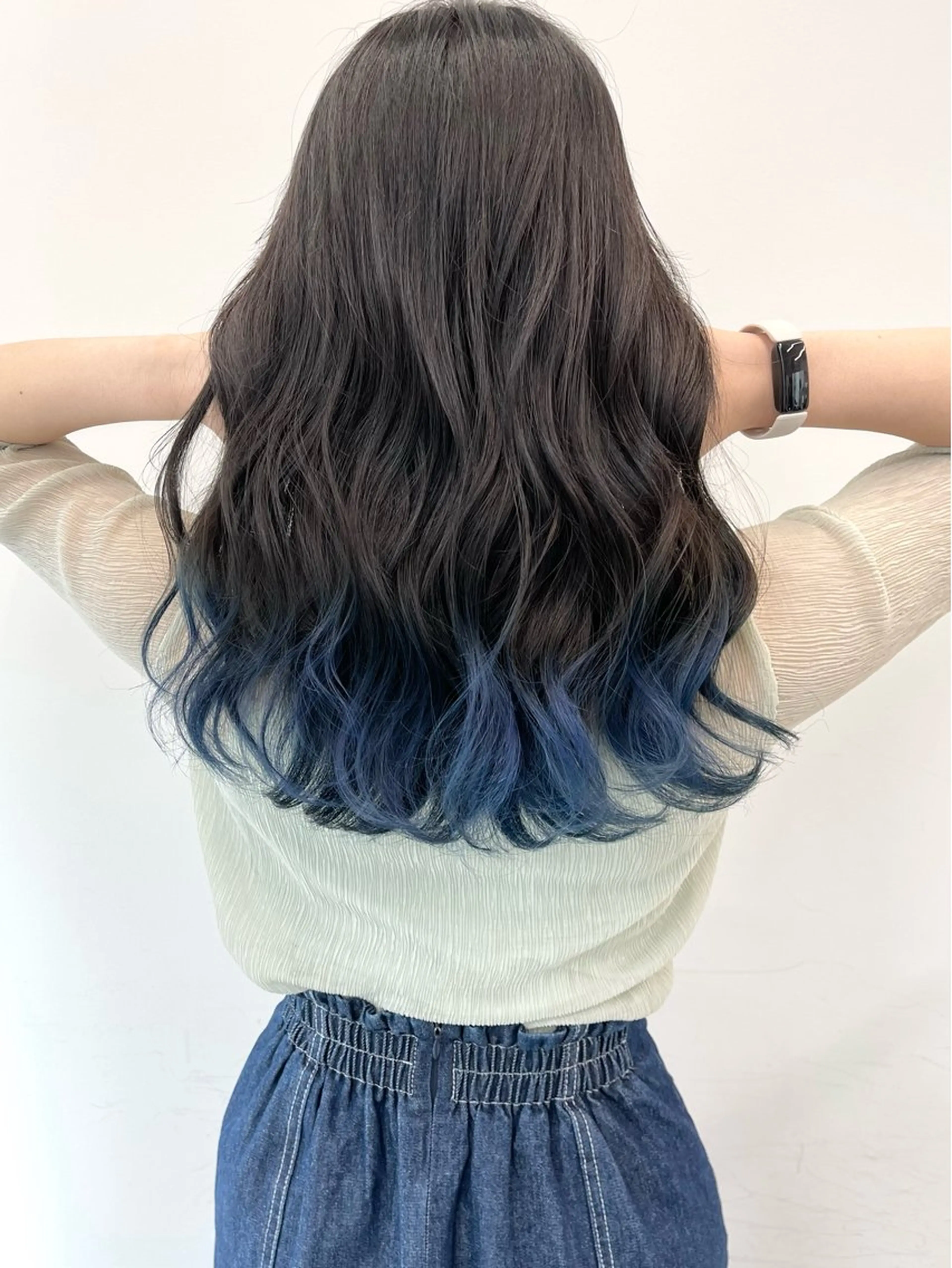 ミディアム カラー ブリーチ グラデーションカラー ヘアカラー トリートメント ✨無料！カット モデル募集✨夕貴のヘアスタイル