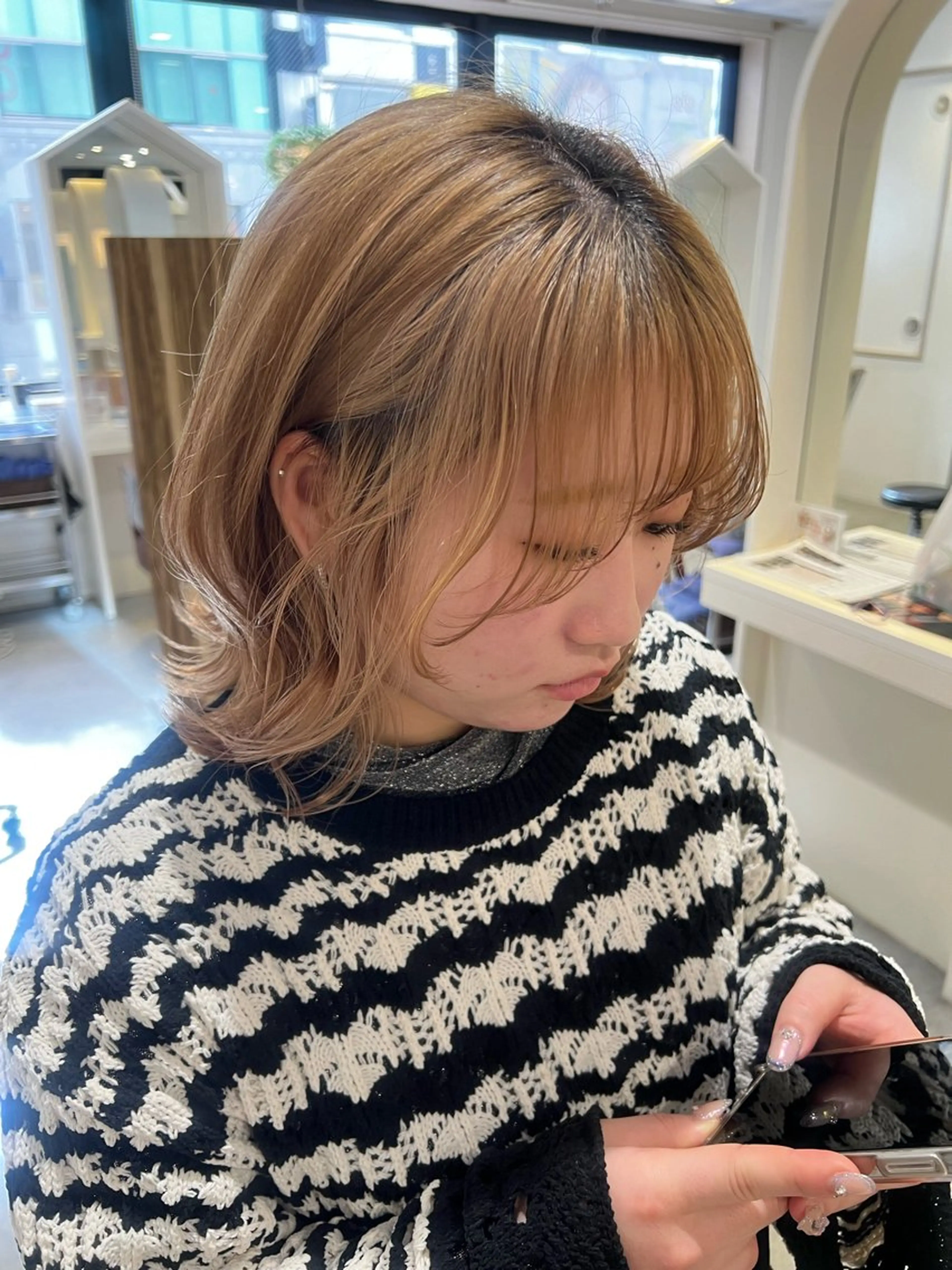 ミディアム Aman  D'or所属・ショート/ボブ/東 千耀のヘアスタイル