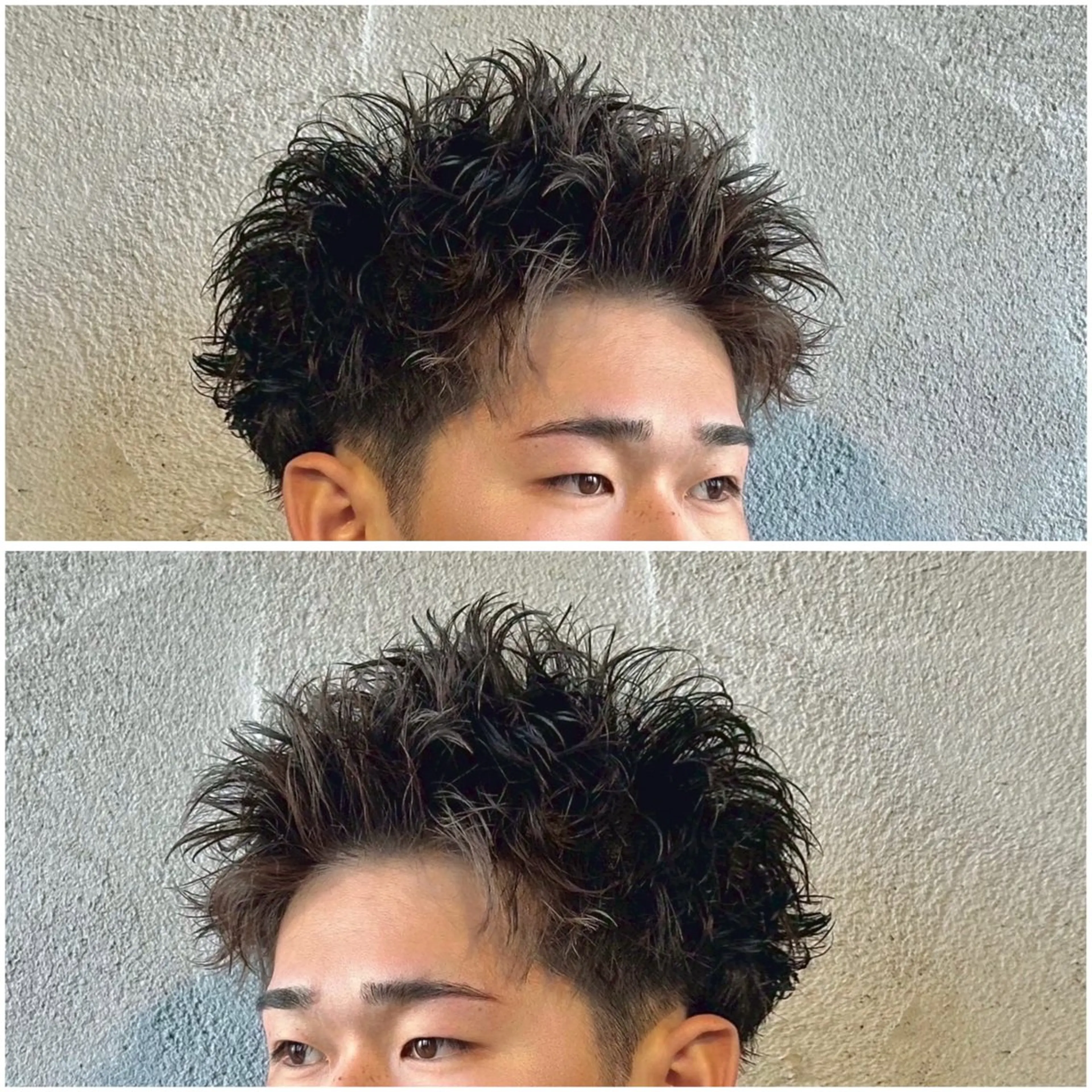 メンズカットモデルの写真