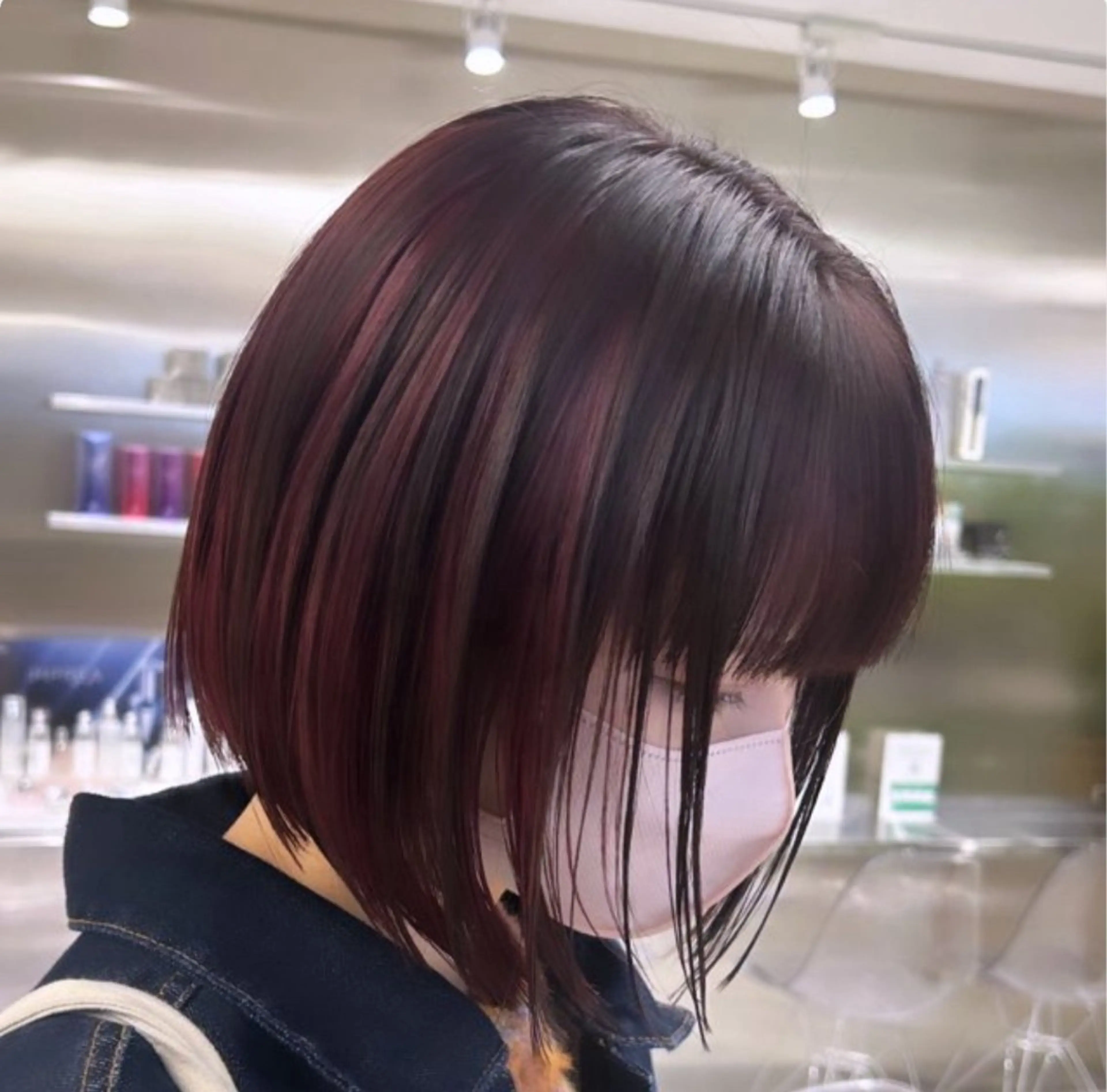 ミディアム カラー ブリーチ ケアブリーチ 透明感カラー ハイトーンカラー イルミナカラー カット ヘアカラー トリートメント メンズ/ボブ/パーマ /くるみのマツエク・マツパデザイン