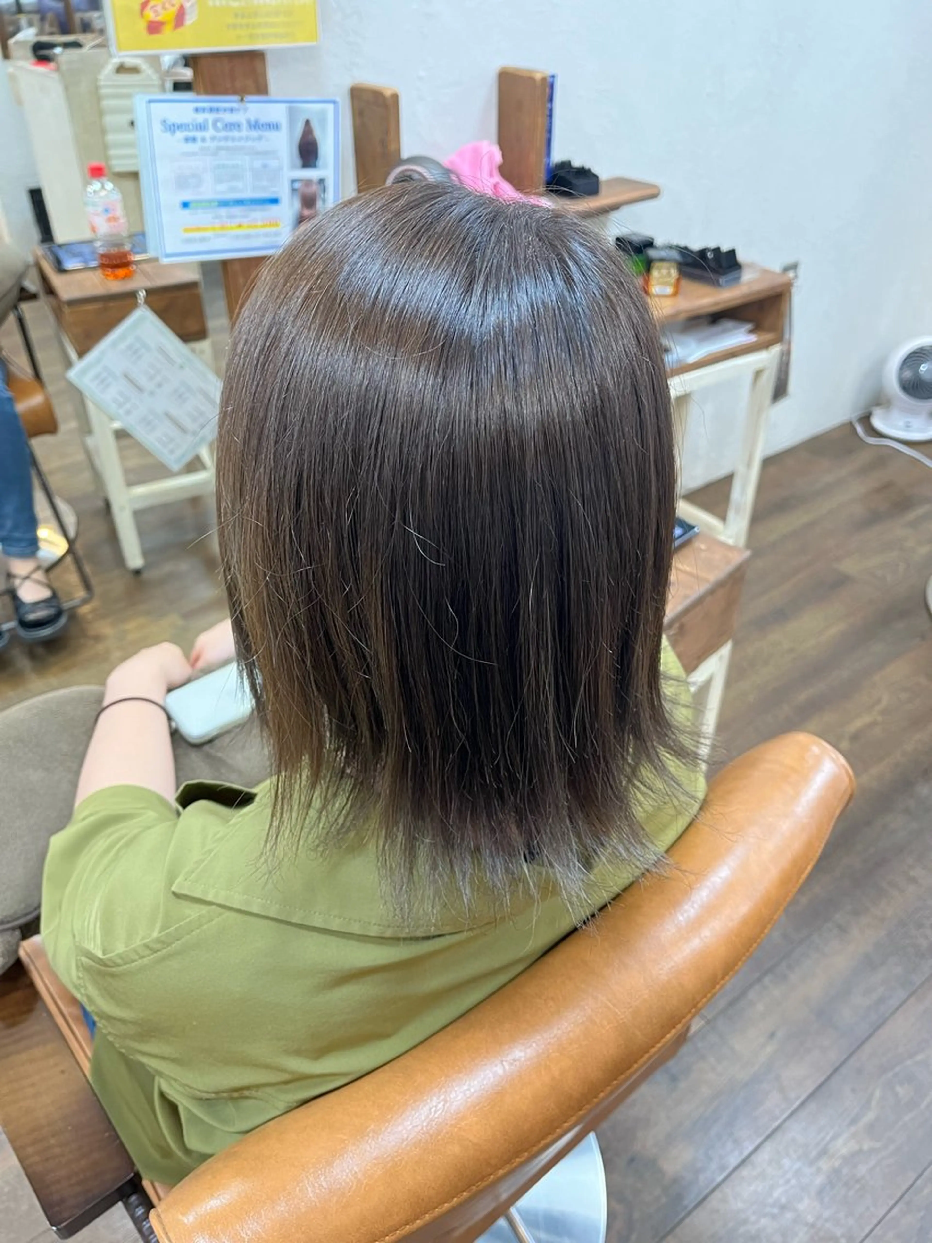 ミディアム カラー 木 村のヘアスタイル