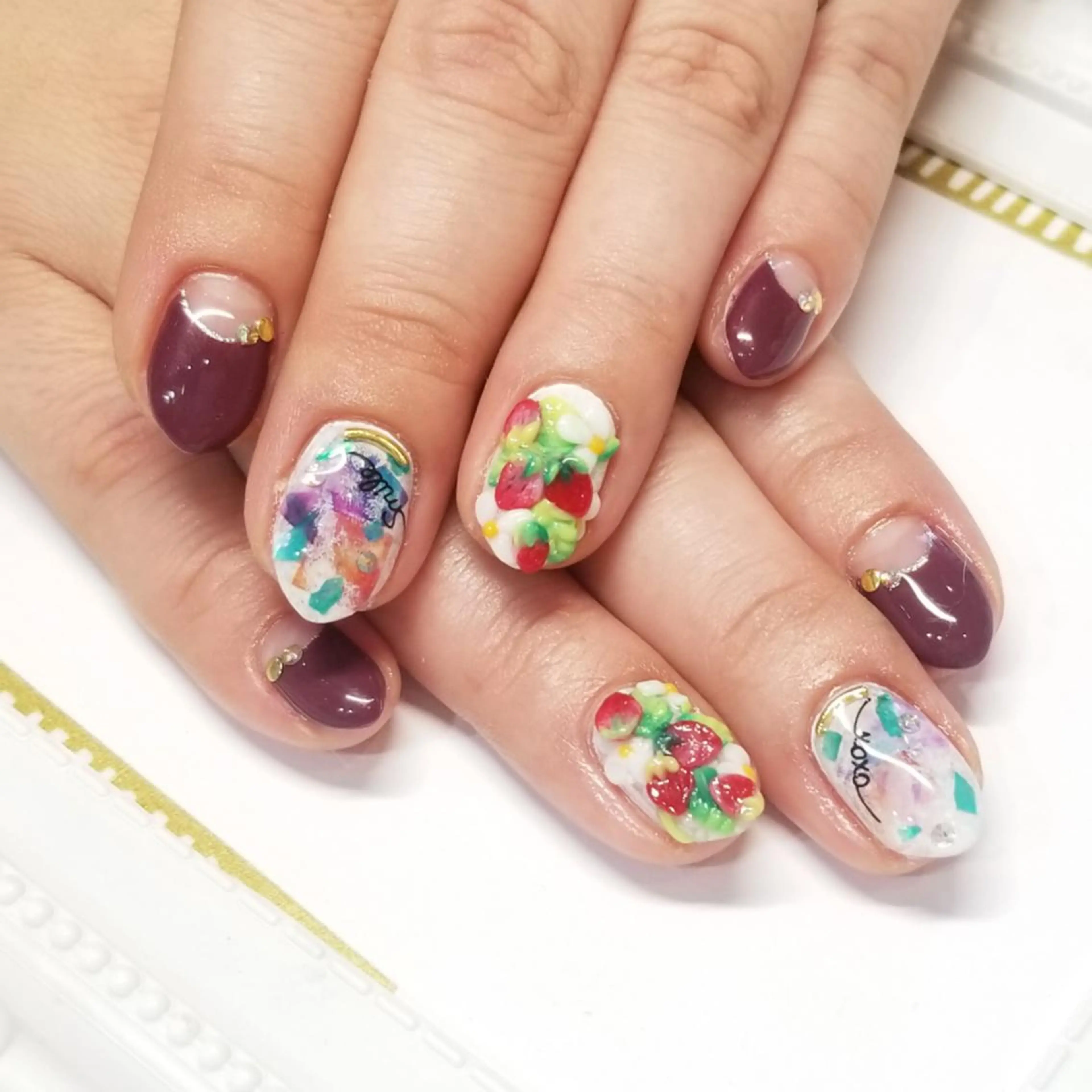 ネイル アートネイル おで@ oderi_nailのネイルデザイン