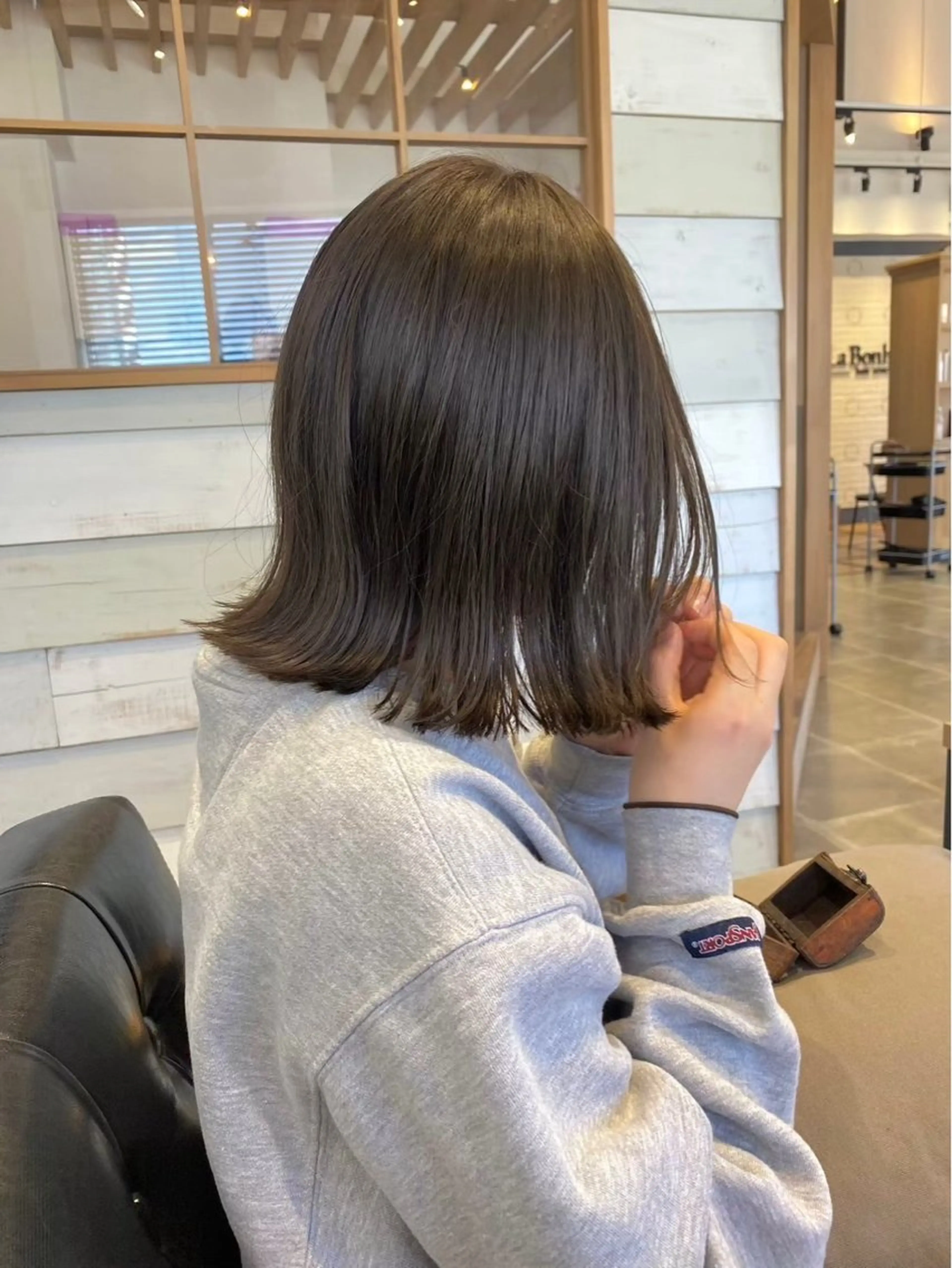 カラー ベージュカラー オリーブベージュ 打越 虎瑠のヘアスタイル