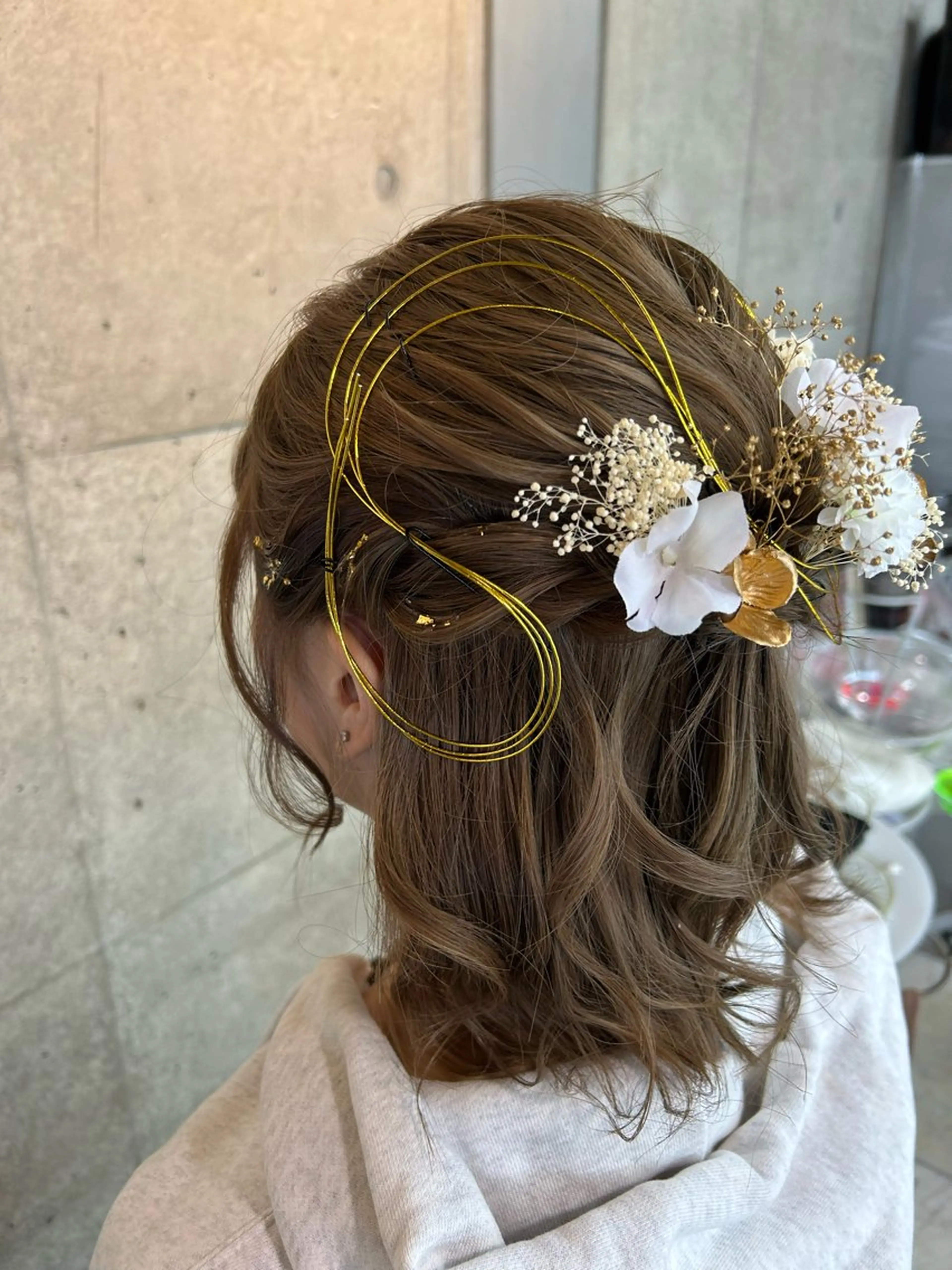 ヘアアレンジ 成人式 OSHARE DOROBO bis所属・槇野 彪海のヘアスタイル