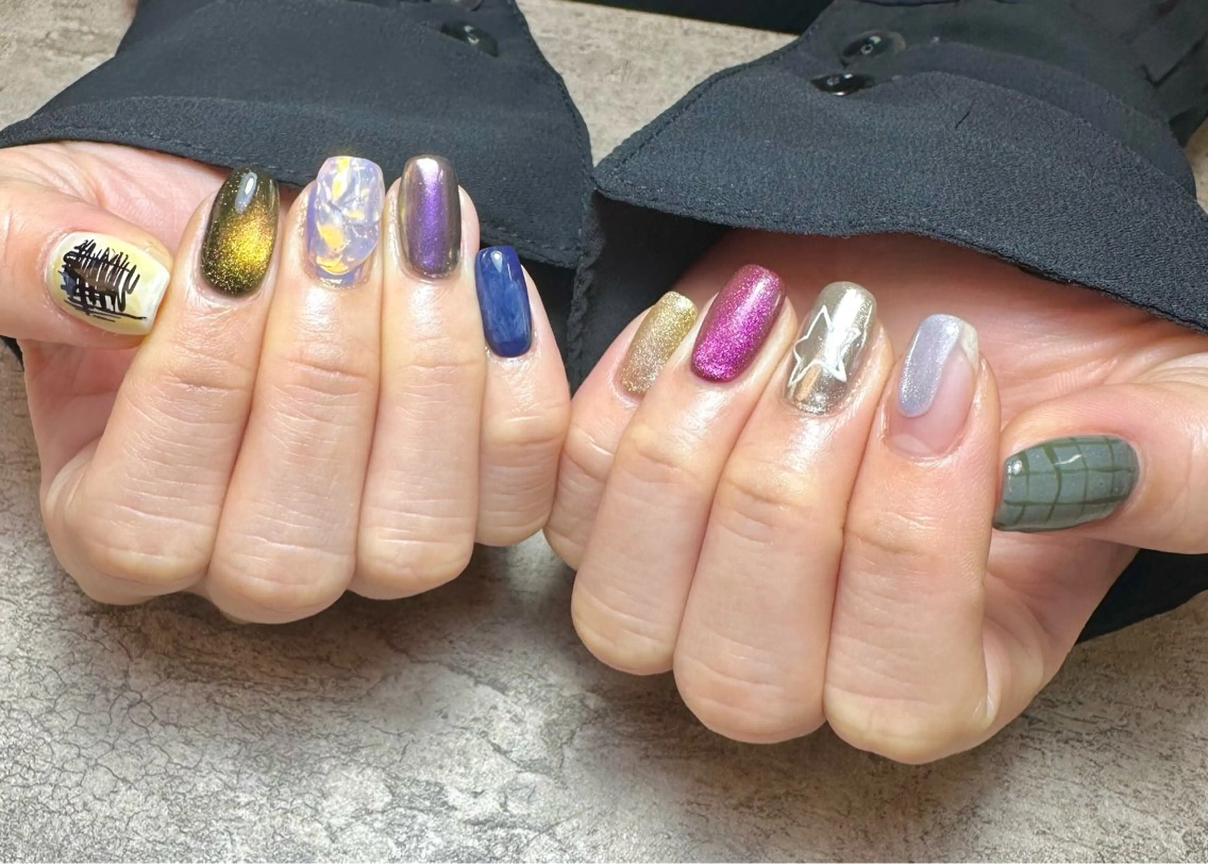 ネイル ハンドネイル フットネイル GéRanium Harukaのネイルデザイン