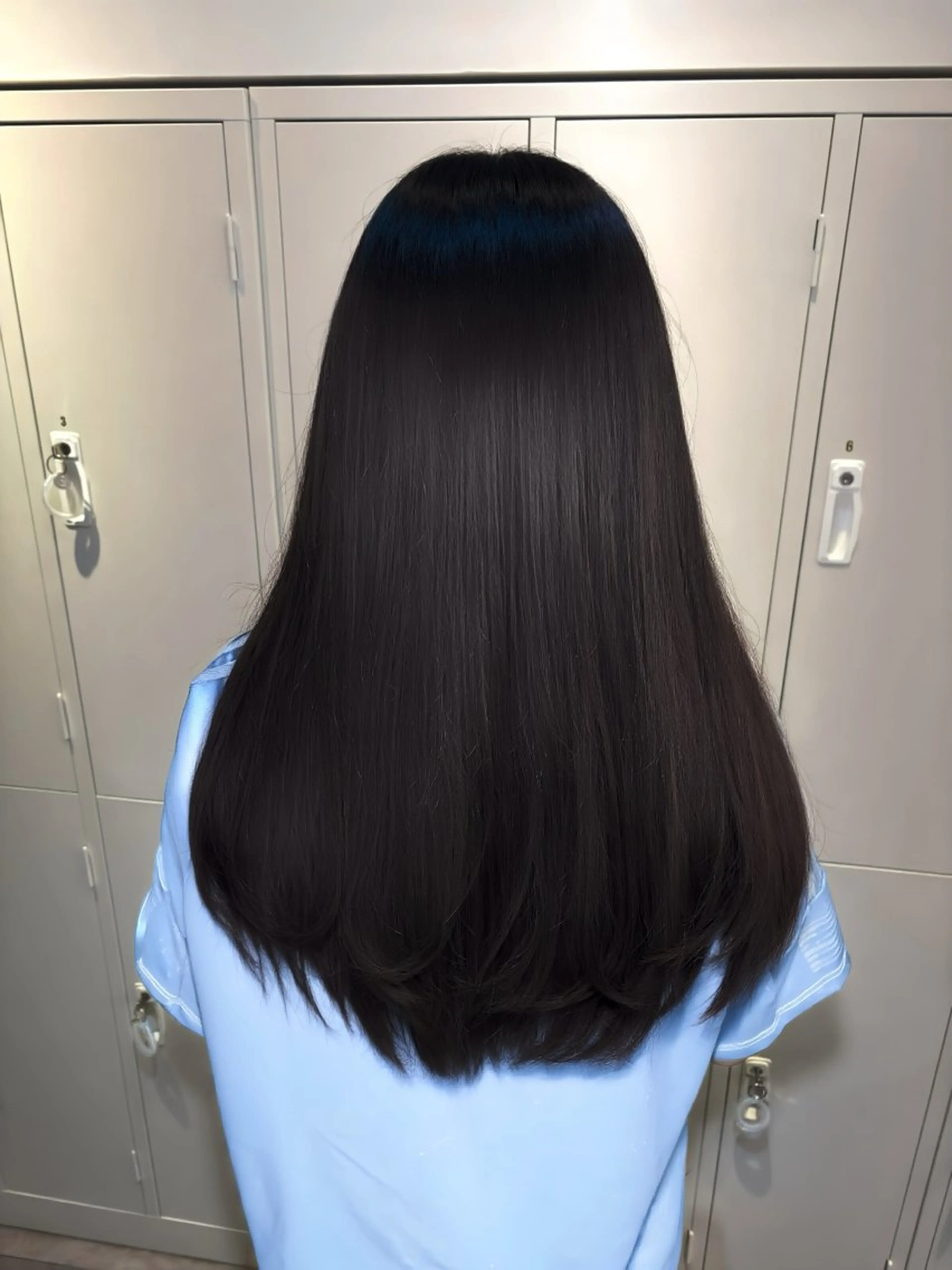 ロング 縮毛矯正 カット 縮毛矯正 🍀祥吾🍀レイヤー 艶髪❣️髪質改善❤️のヘアスタイル