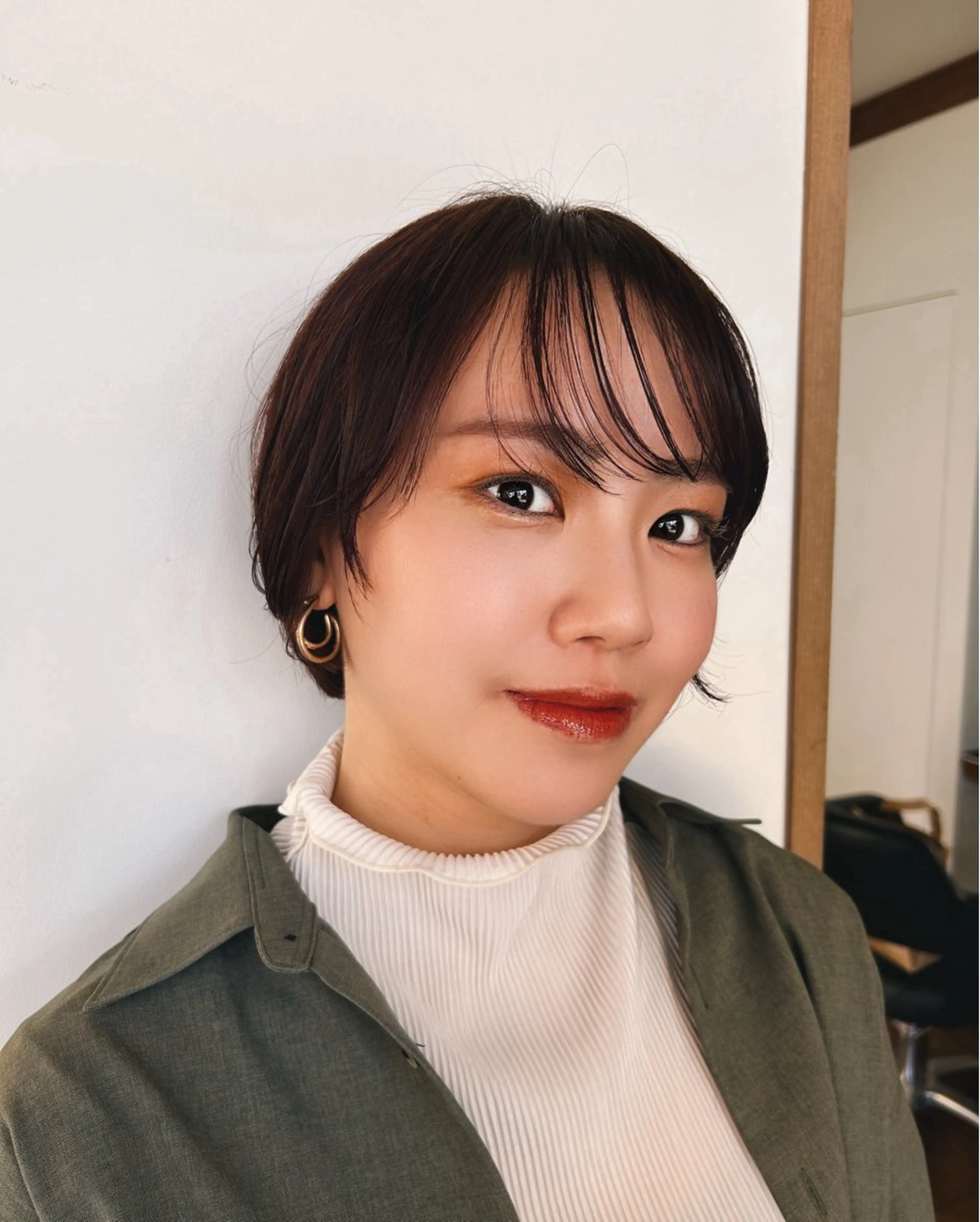ショート カット ヘアカラー トリートメント yuma higashiのヘアスタイル