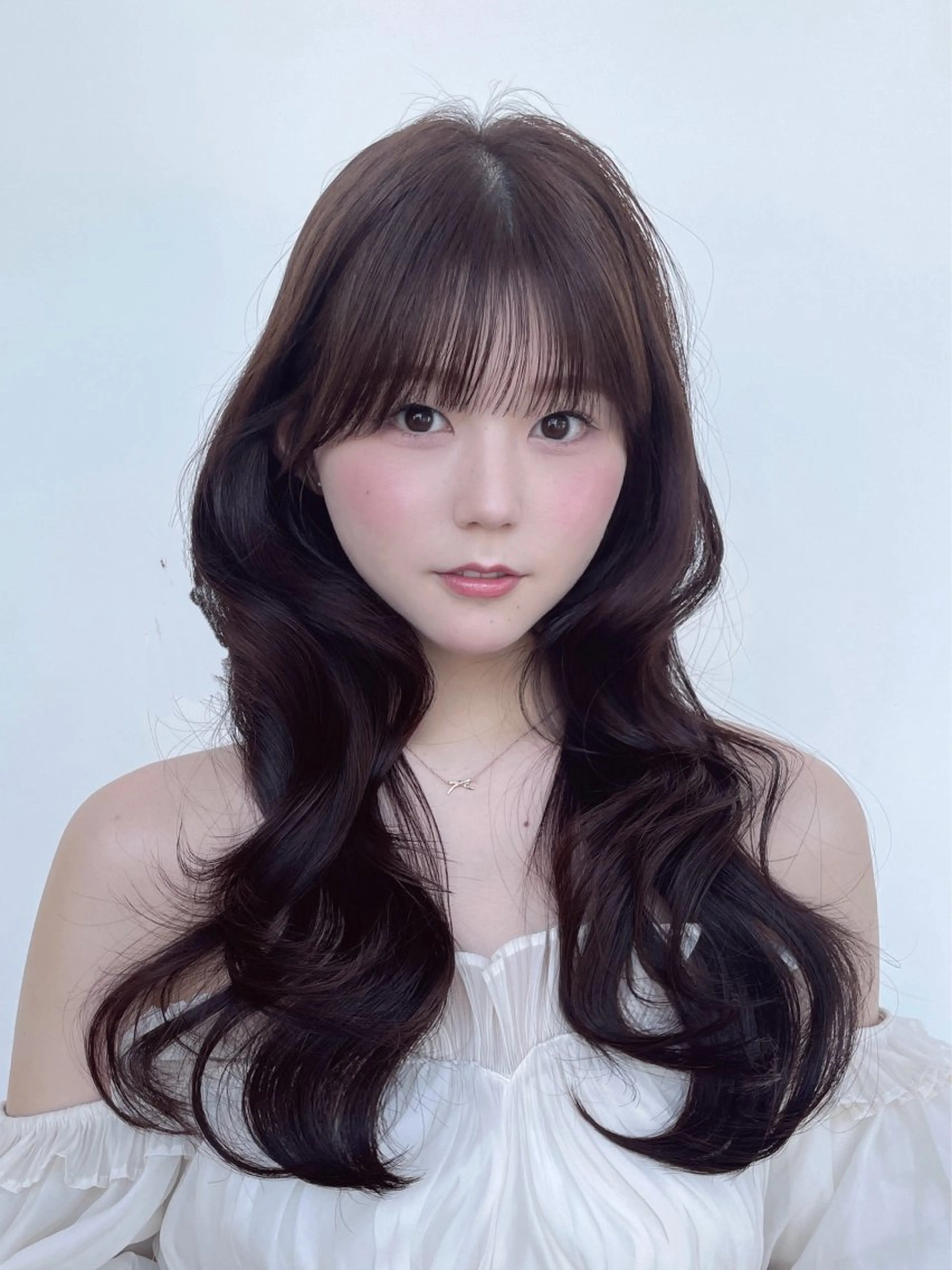 セミロング カット 顔周り特化/ 韓国ヘア/TAKUのヘアスタイル