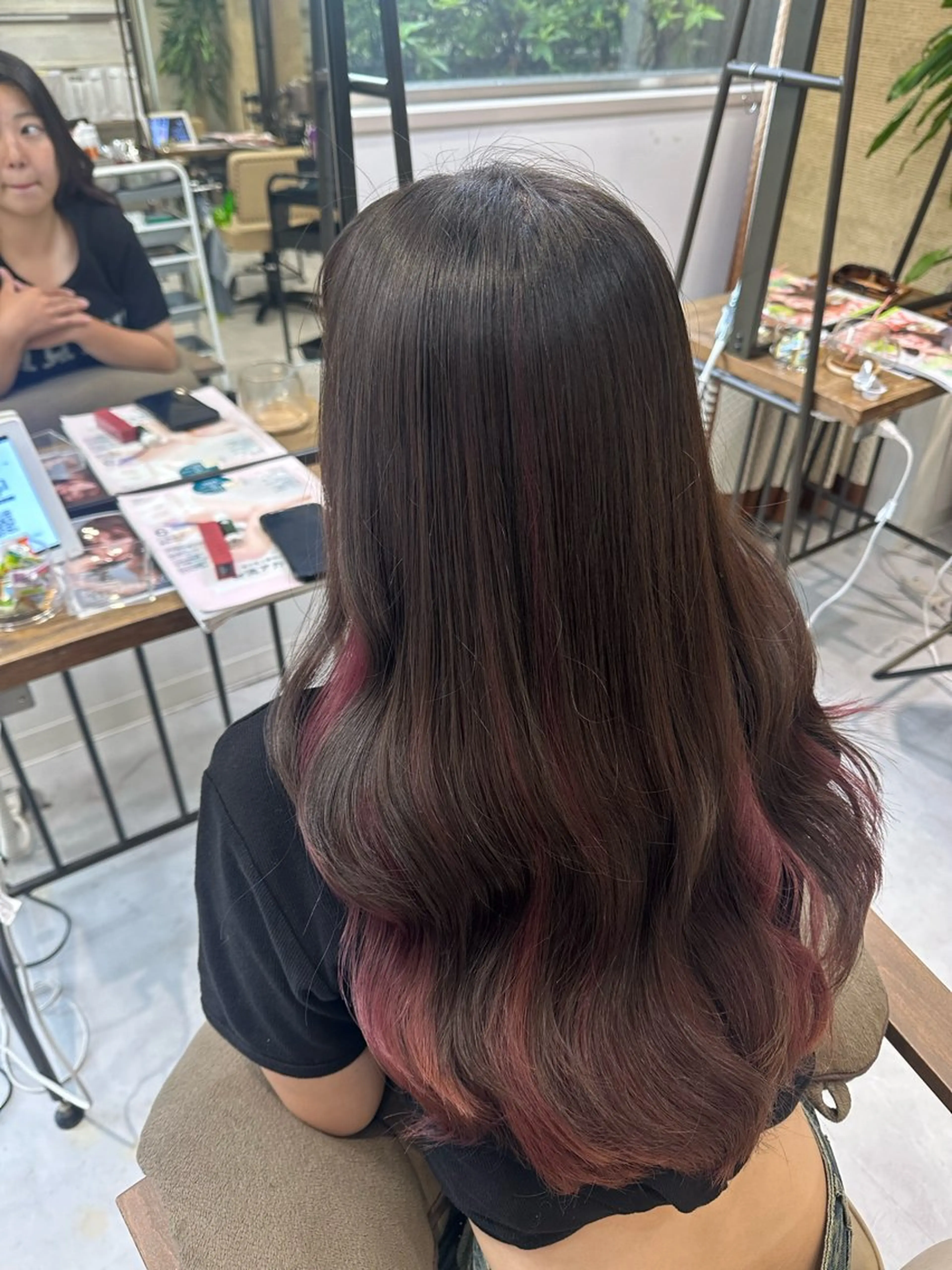 ロング カラー 髪質改善AUSTIN登戸所属・野村 一花 / 暖色 カラー / Wカラーのヘアスタイル