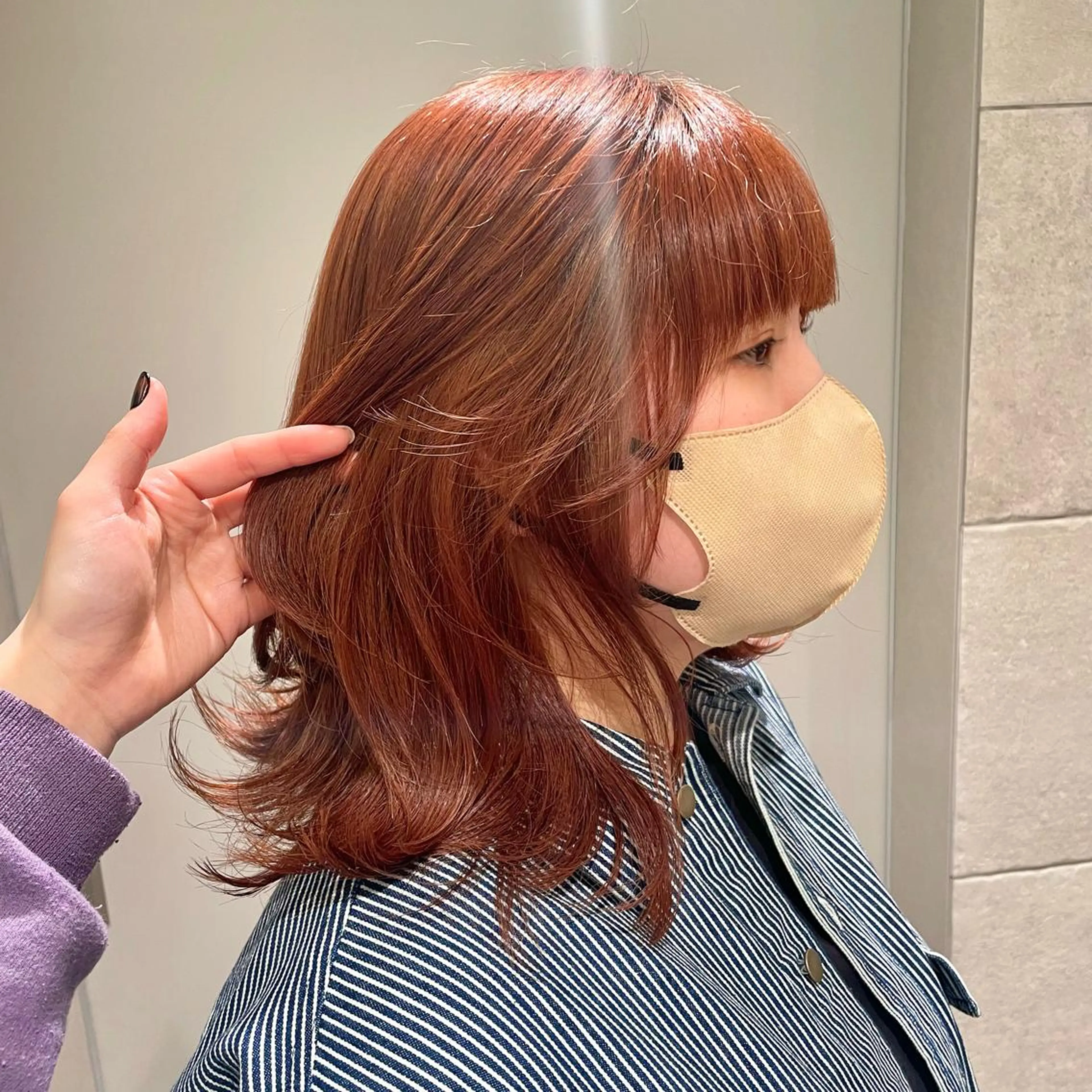 ミディアム 艶カラー/髪質改善 🌙HARURU🌙のヘアスタイル
