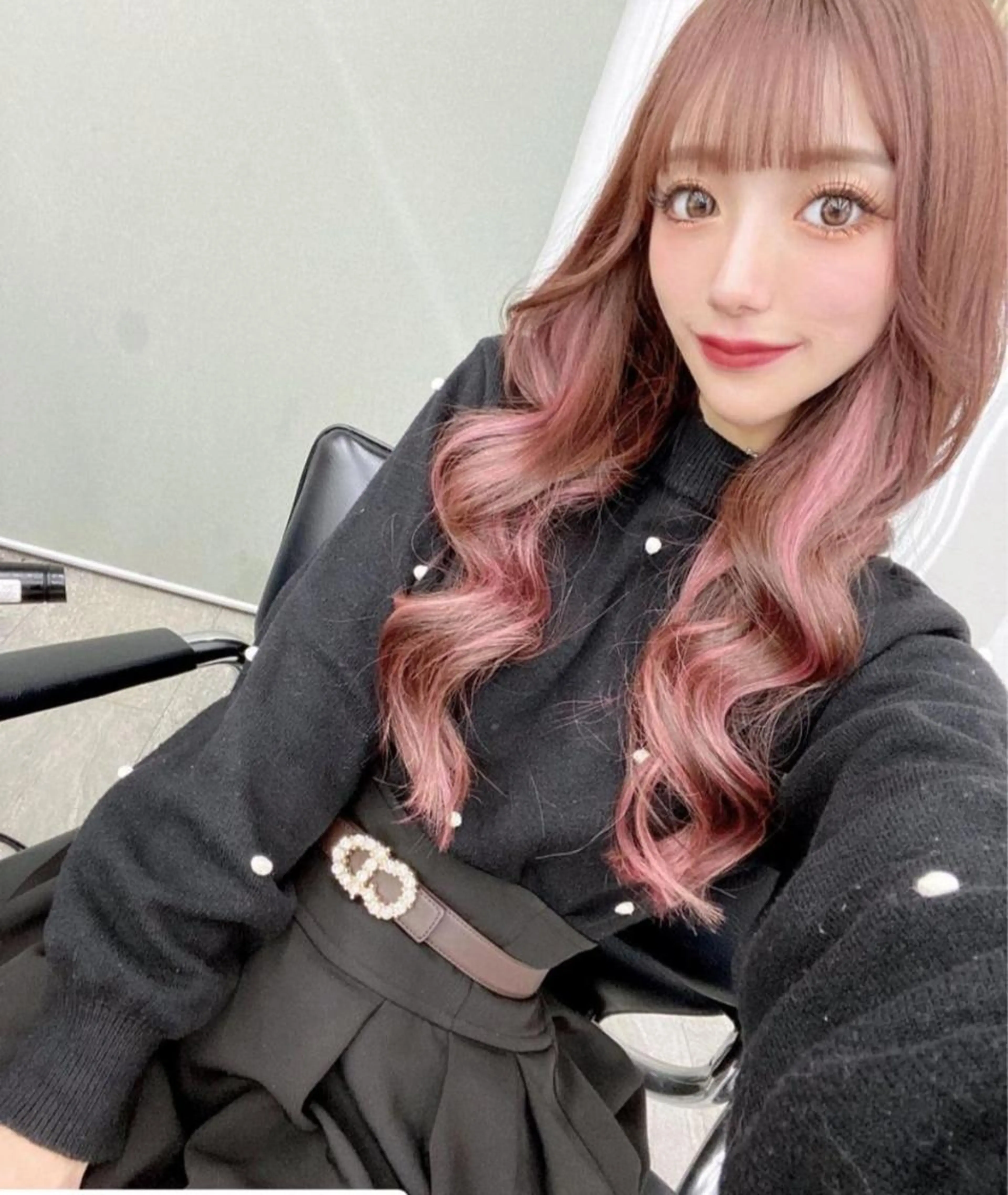 【韓国風】最高級プラチナシールエクステ40枚（47ｃｍ）の写真