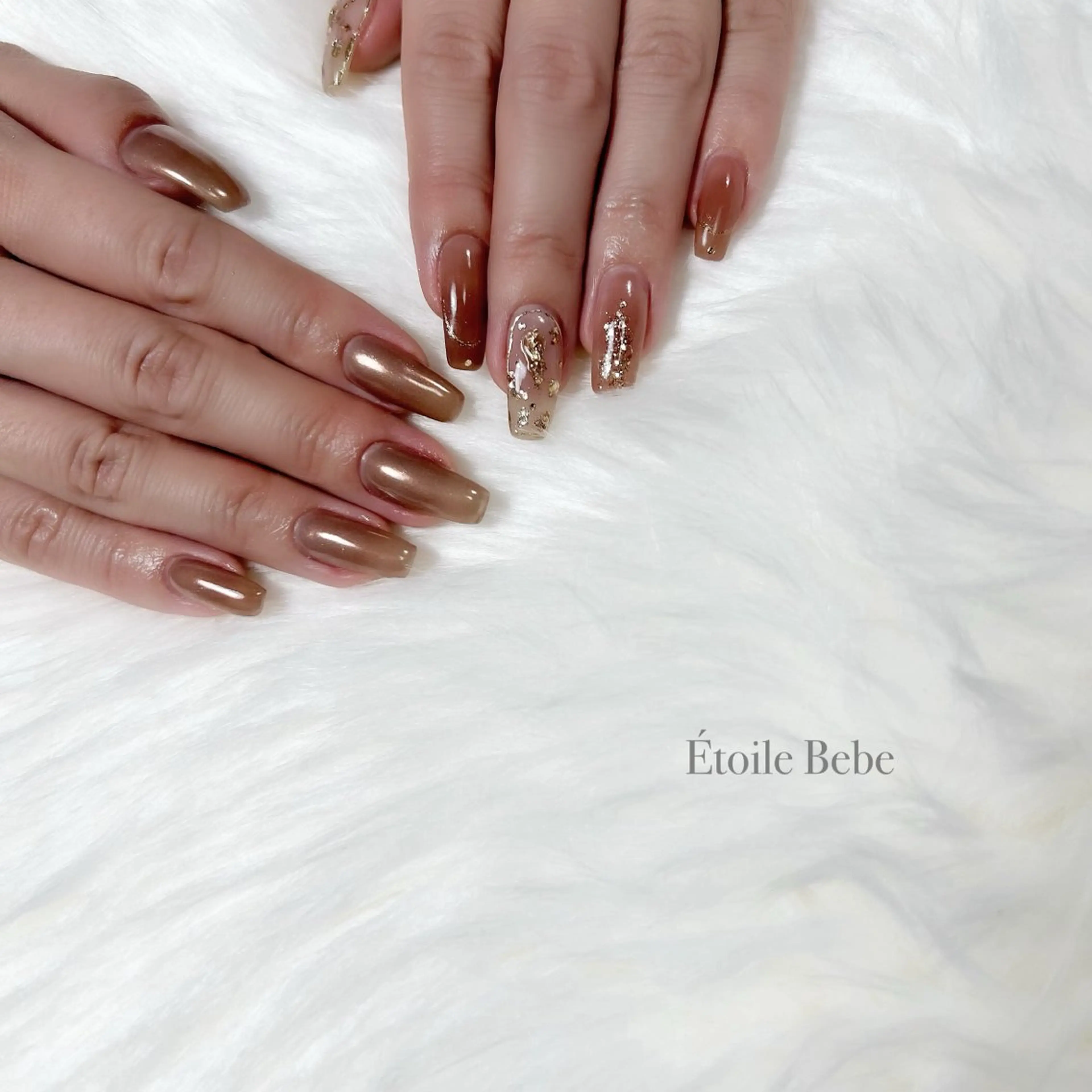ネイル ニュアンスネイル Étoile Bebeのネイルデザイン
