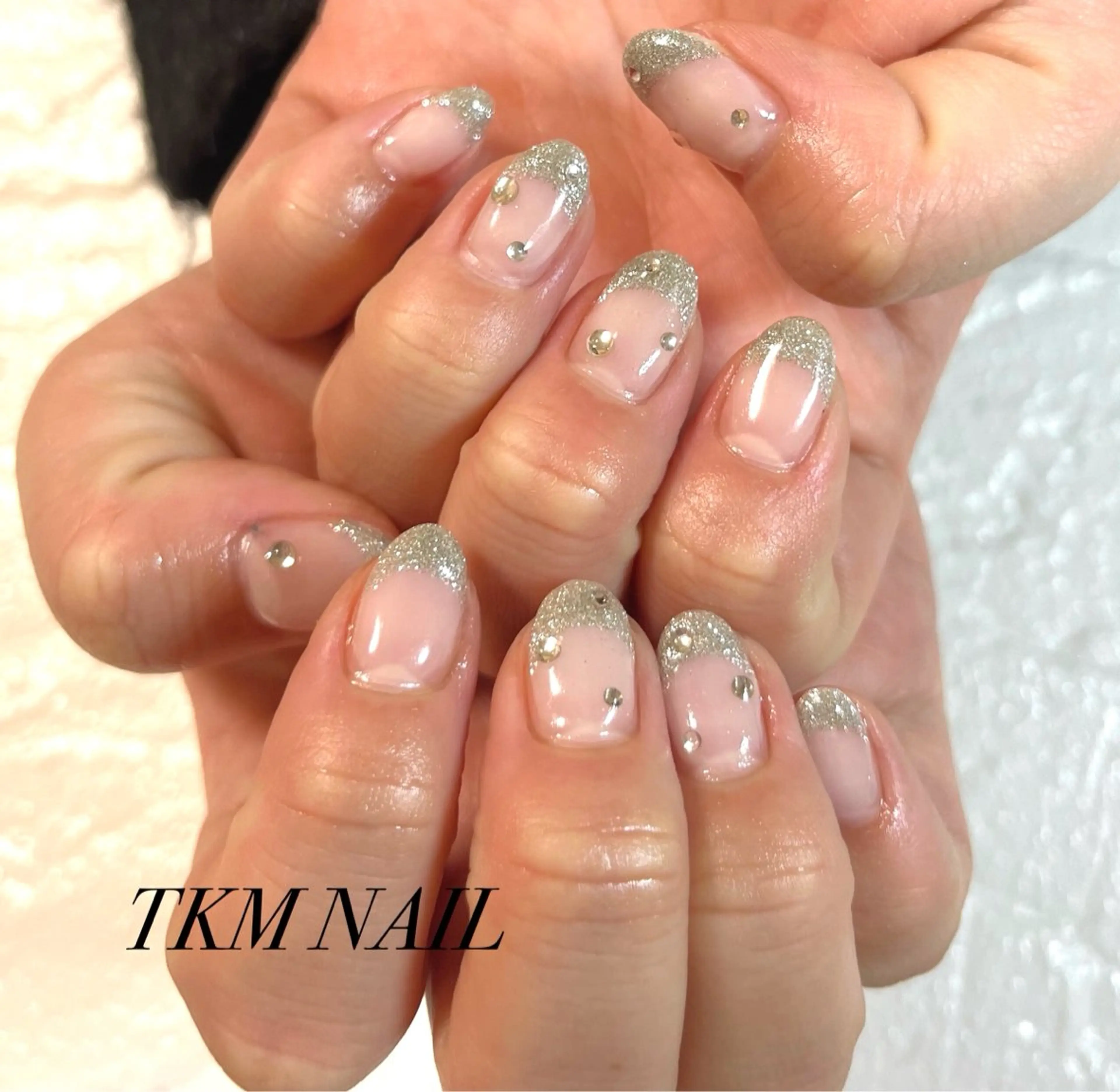 ネイル フレンチネイル シンプルネイル ______ TKM  NAILのネイルデザイン
