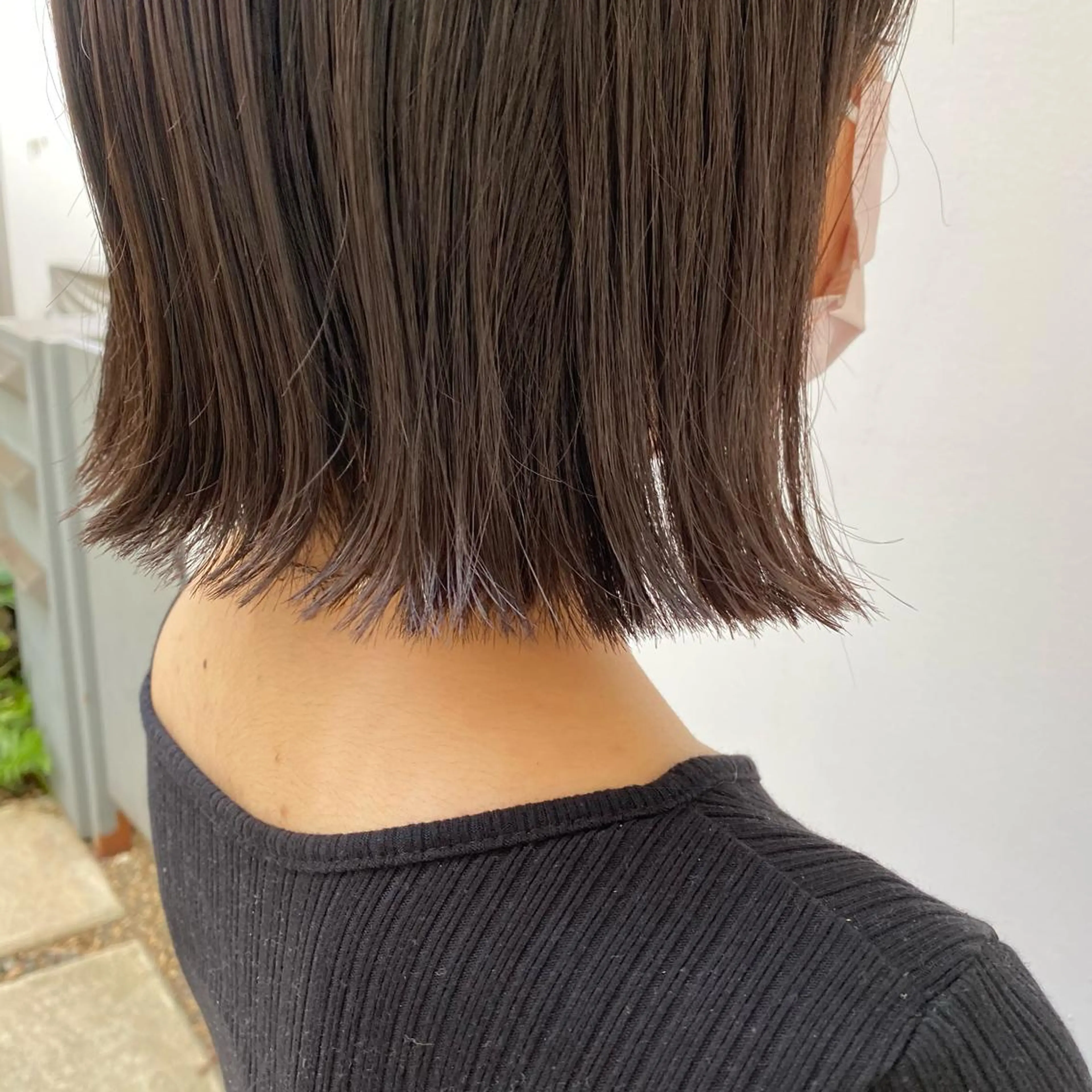ミディアム 切りっぱなしボブ ボブ 🌷pasapas/ すみれ🌷のヘアスタイル